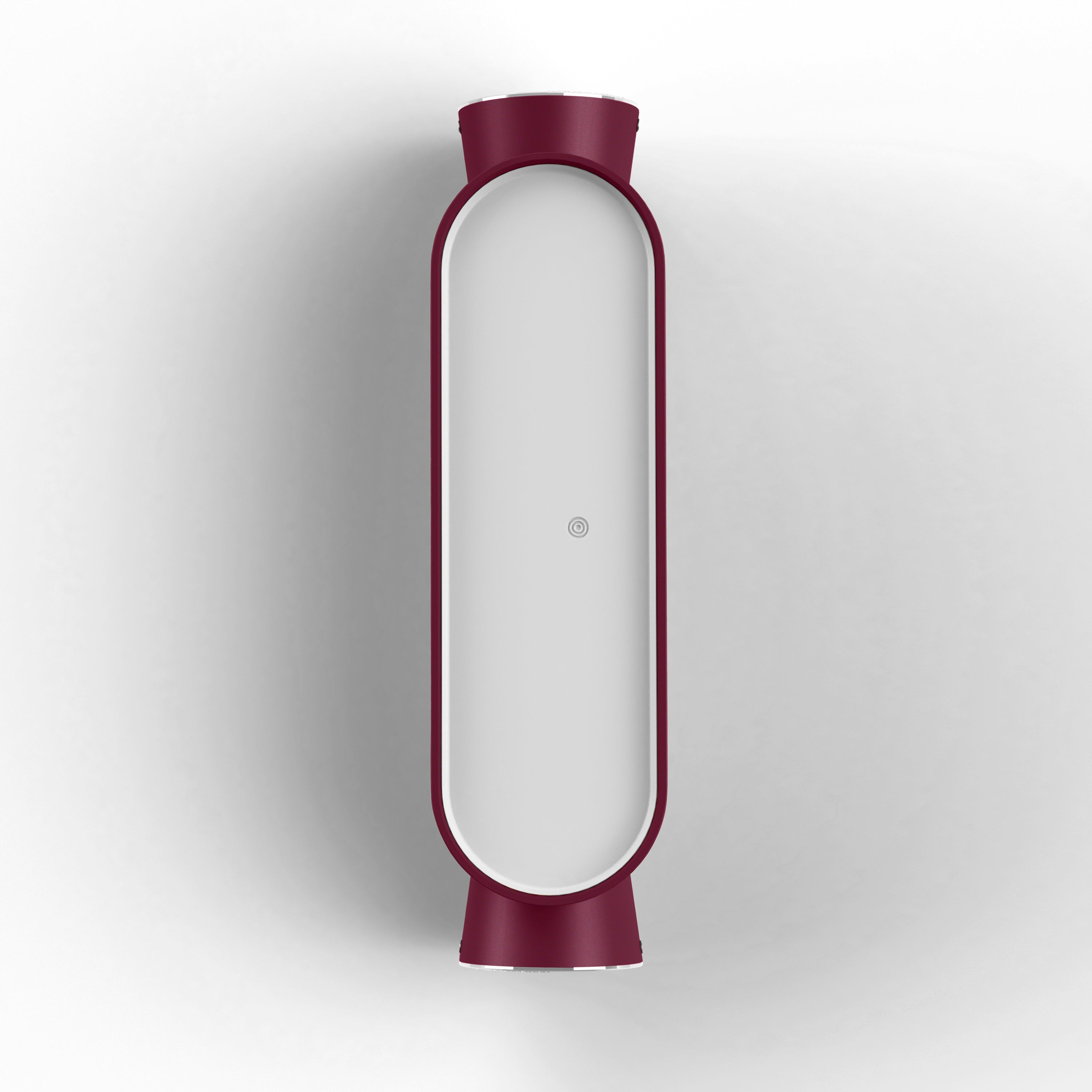 Applique Ibuk N°1 4300°K 40-40 Façade PC blanc Rouge vin 066 126009066
