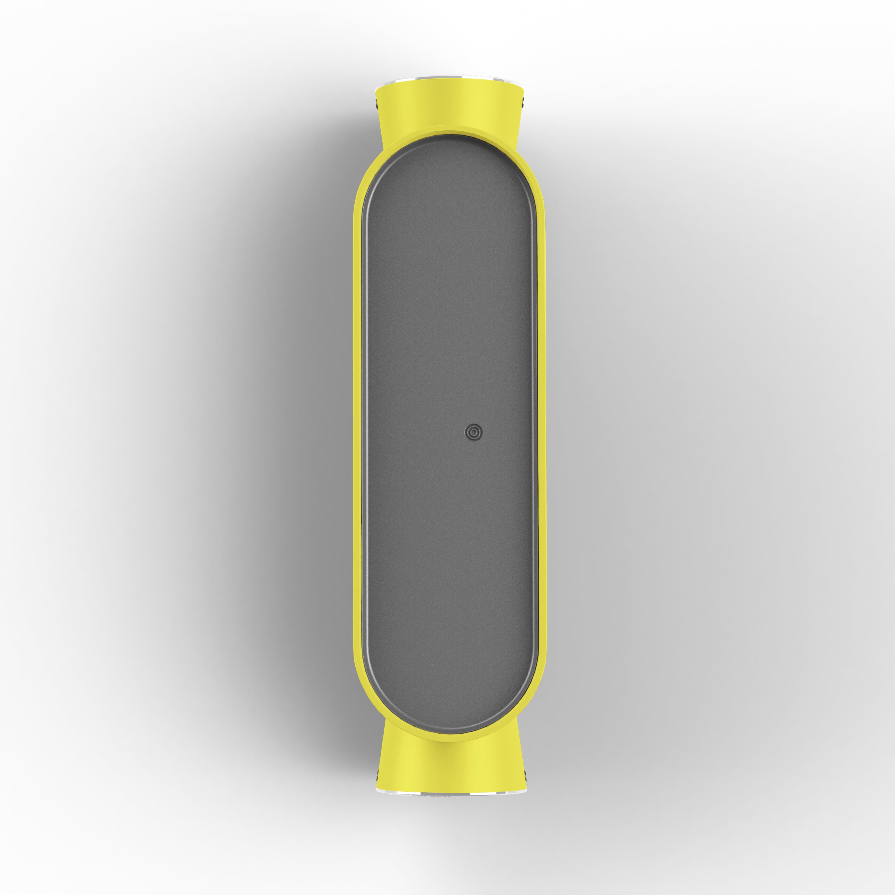 Applique Ibuk N°1 4300°k 40-40 Façade PC noir Jaune soufre 068 126012068