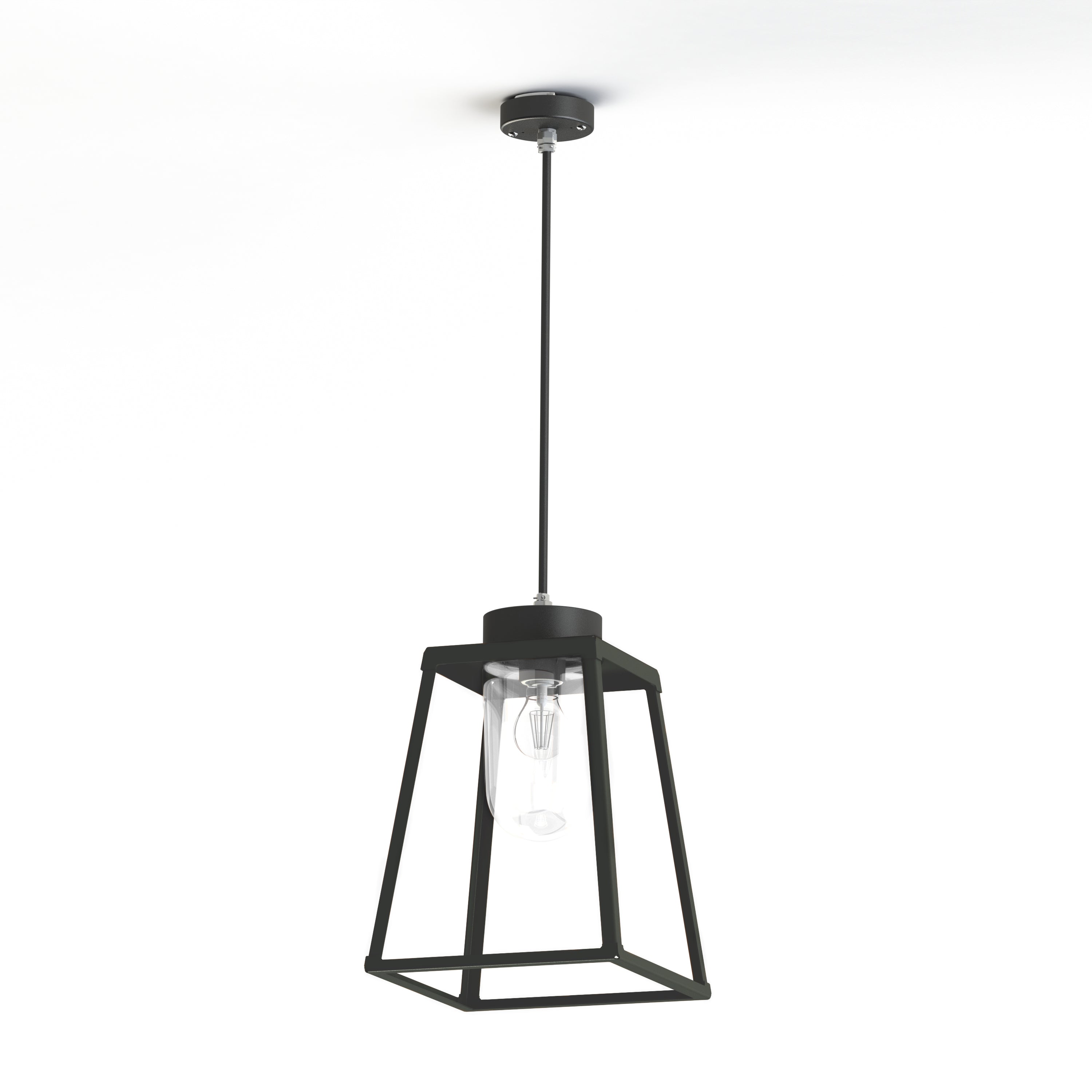 Suspension Lampiok 2 N°2 diffuseur clair Gris noir 107 178003107
