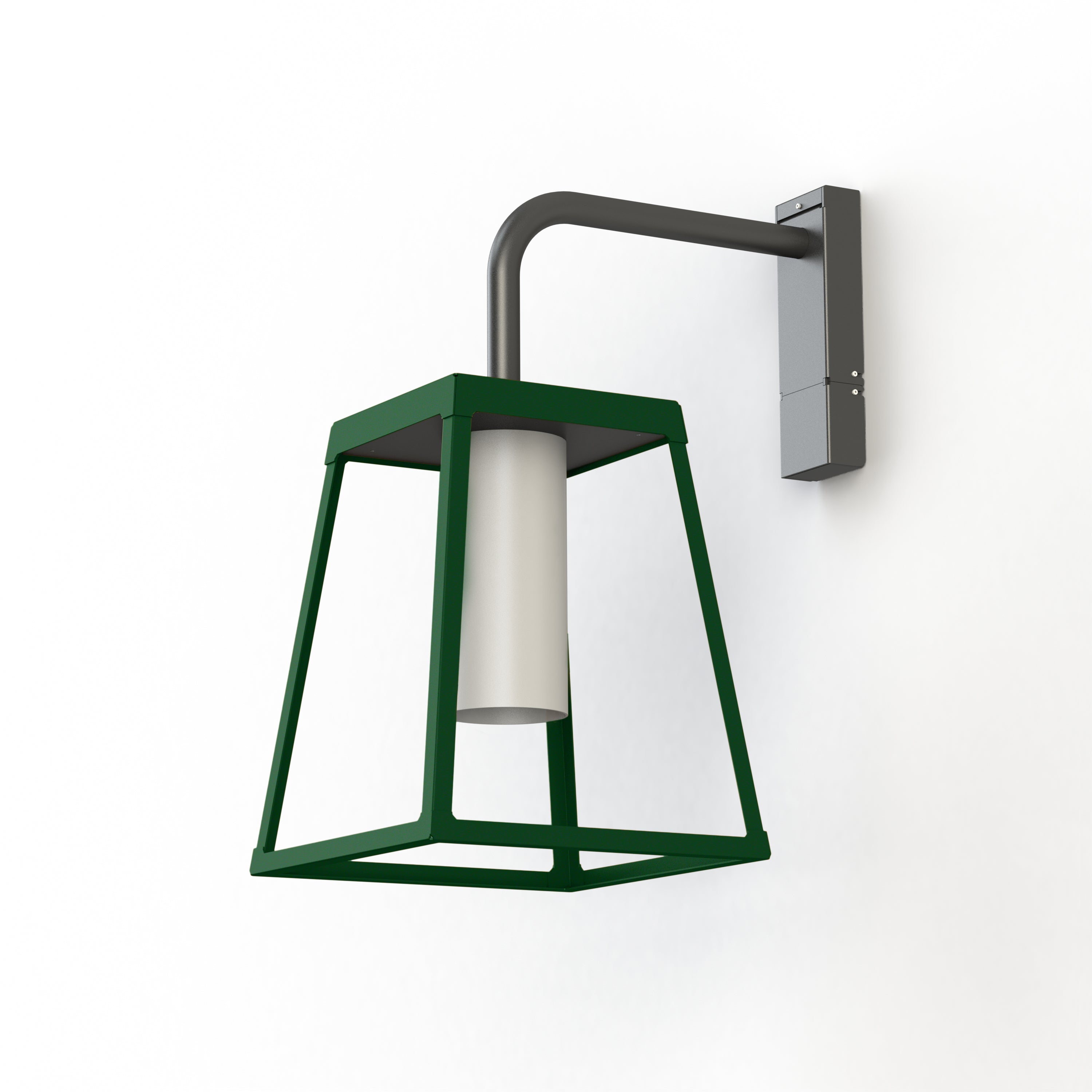 Applique Lampiok 4 N°2 LED 35w 3000°k tube PMMA Gris noir 107 - Vert sapin 067 175225067