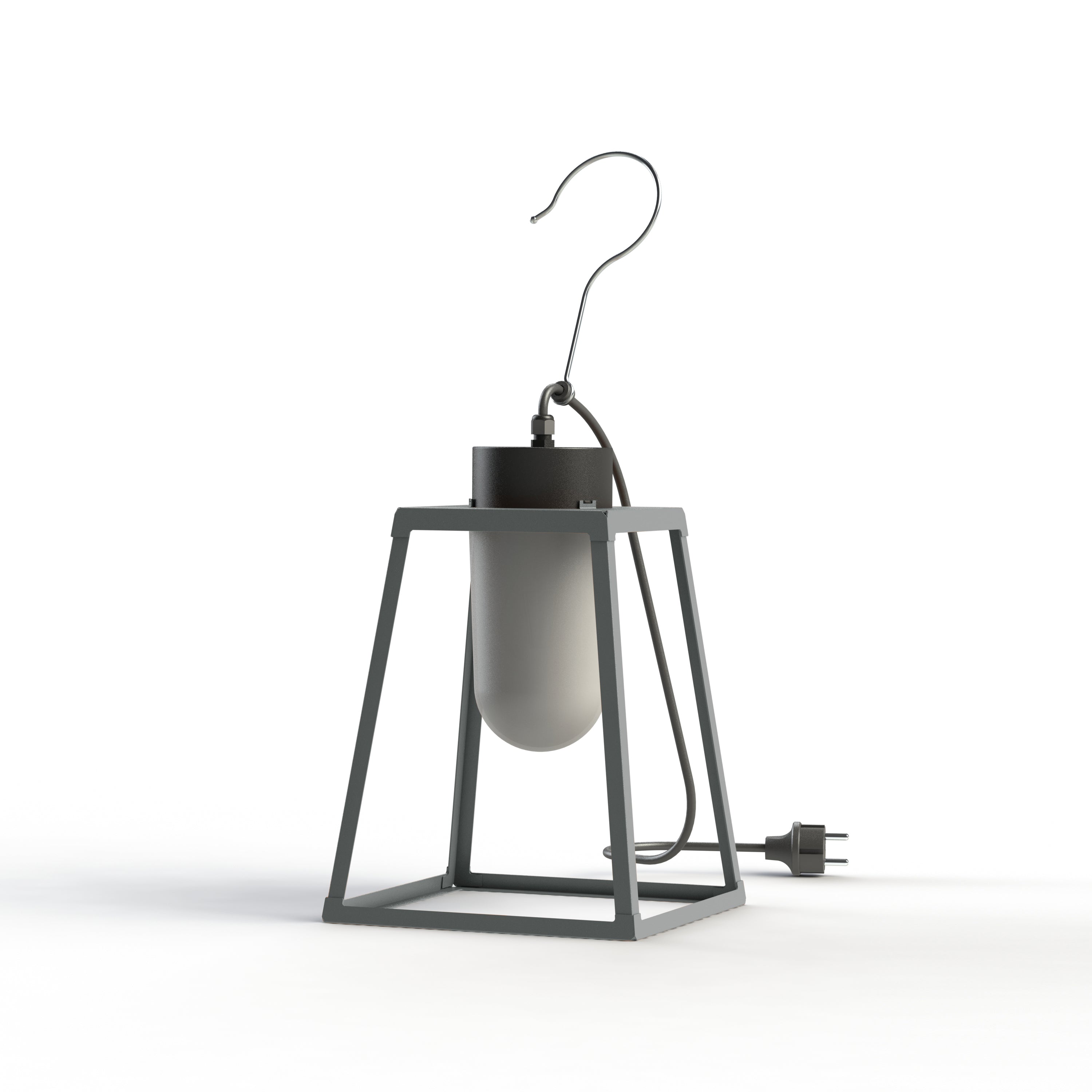 Luminaire mobile Lampiok 1 N°1 opale Gris soie 105 131002105