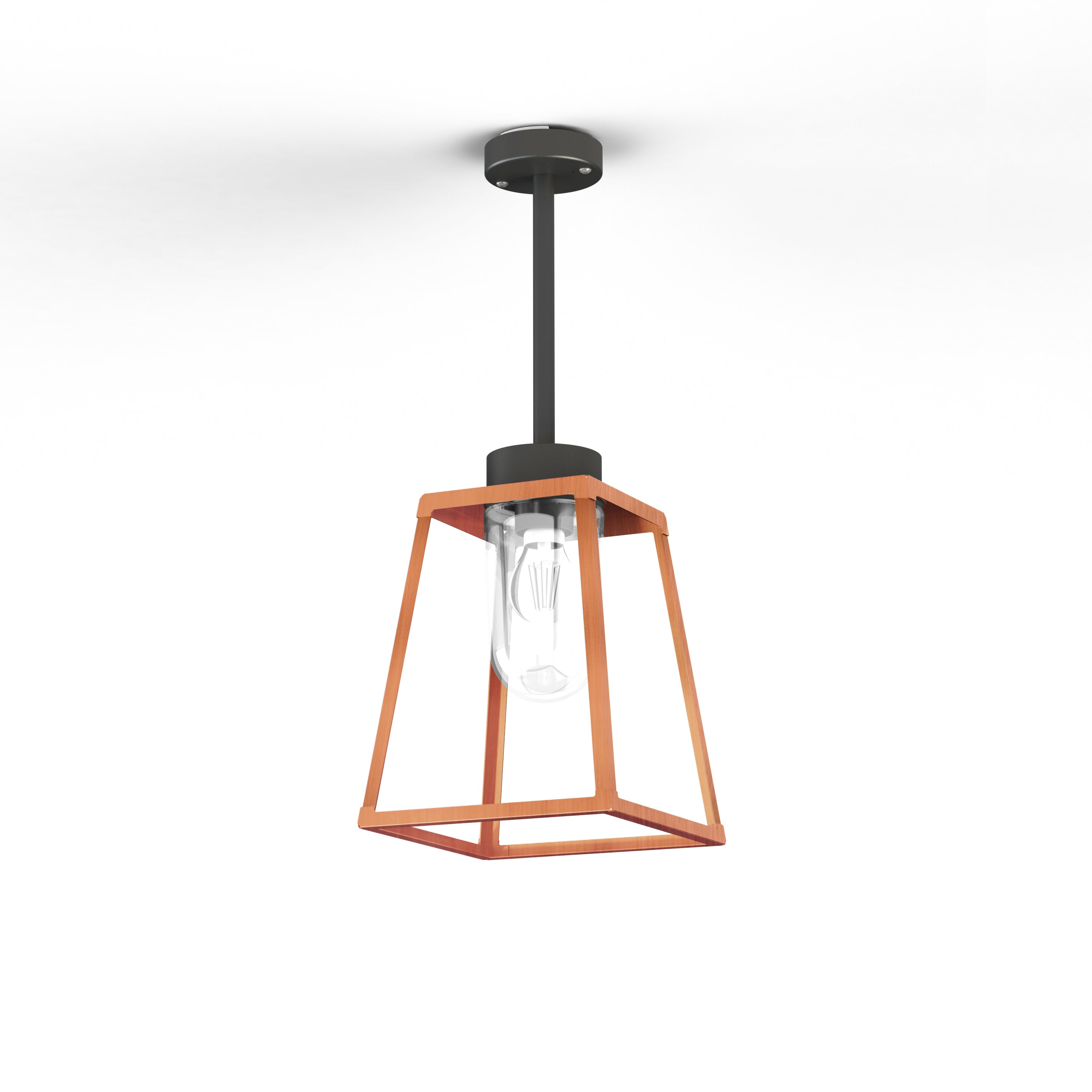 Suspension Lampiok 1 N°2 clair Cuivre patiné vernis 080 131003080