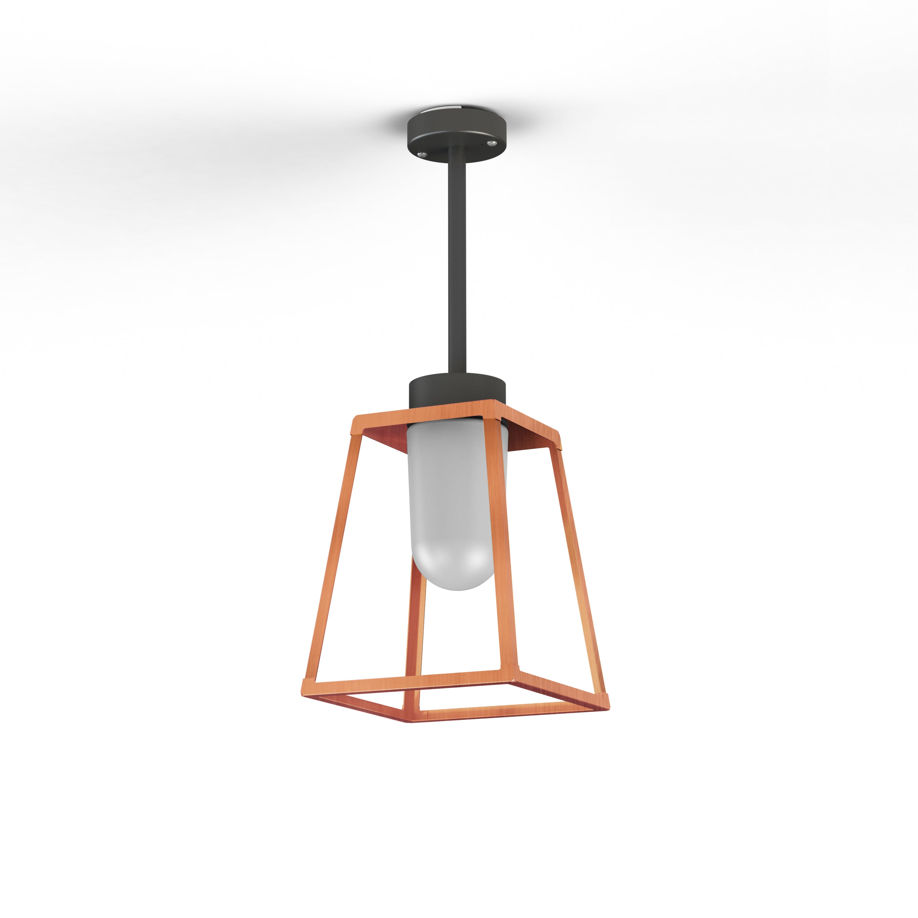 Suspension Lampiok 1 N°2 clair Cuivre patiné vernis 080 131004080