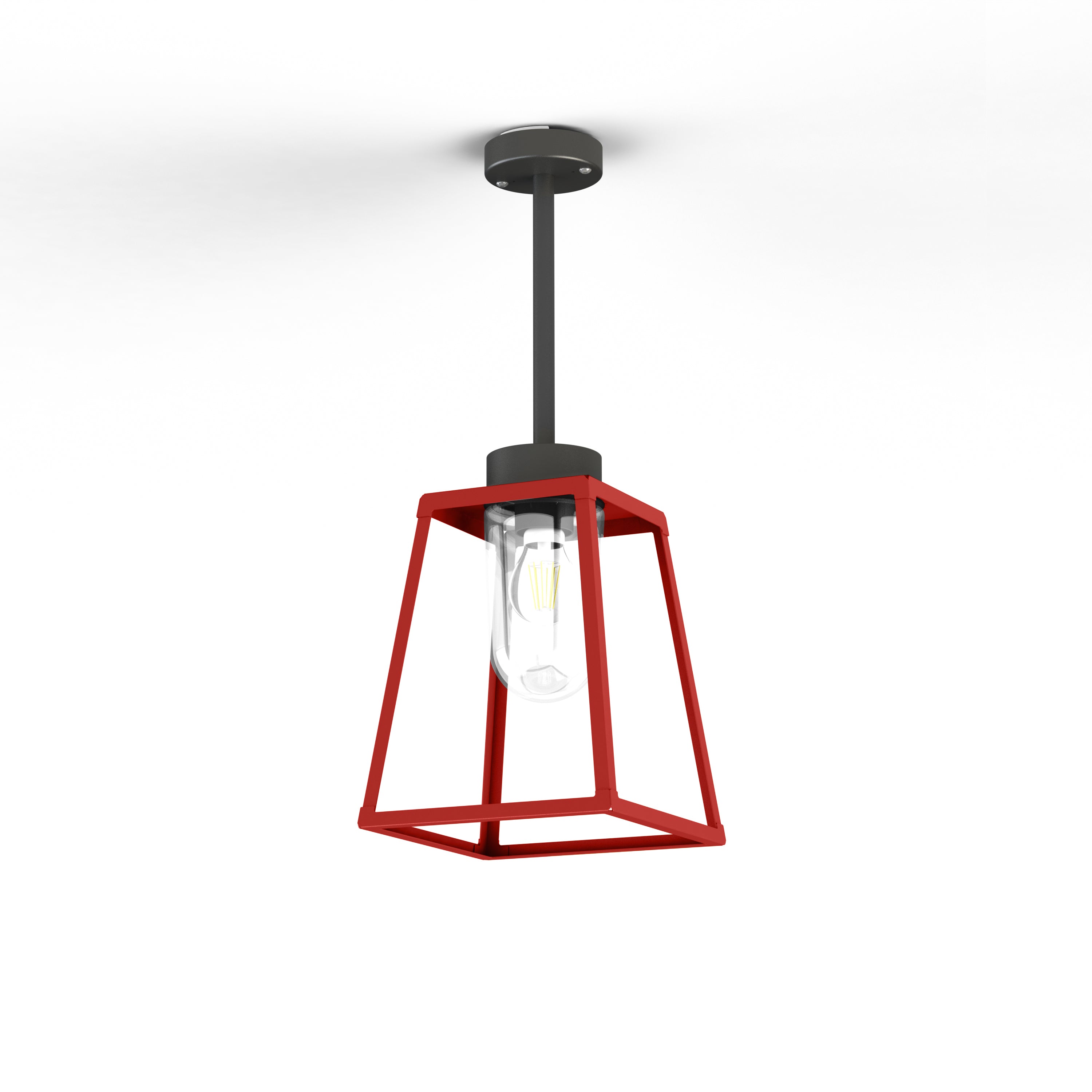 Suspension Lampiok 1 N°2 clair Rouge tomate 110 131003110