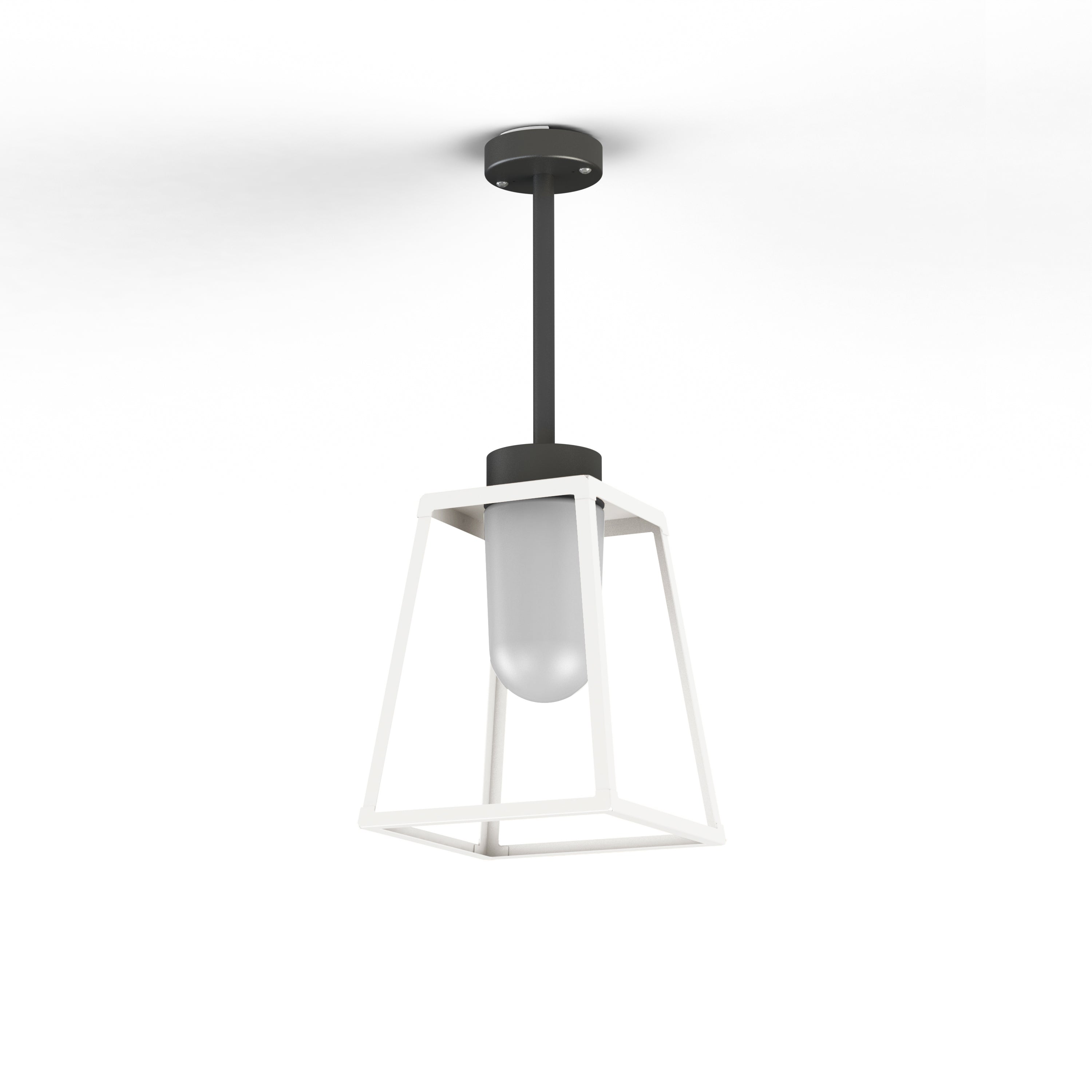 Suspension Lampiok 1 N°2 opale Blanc 001 131004001