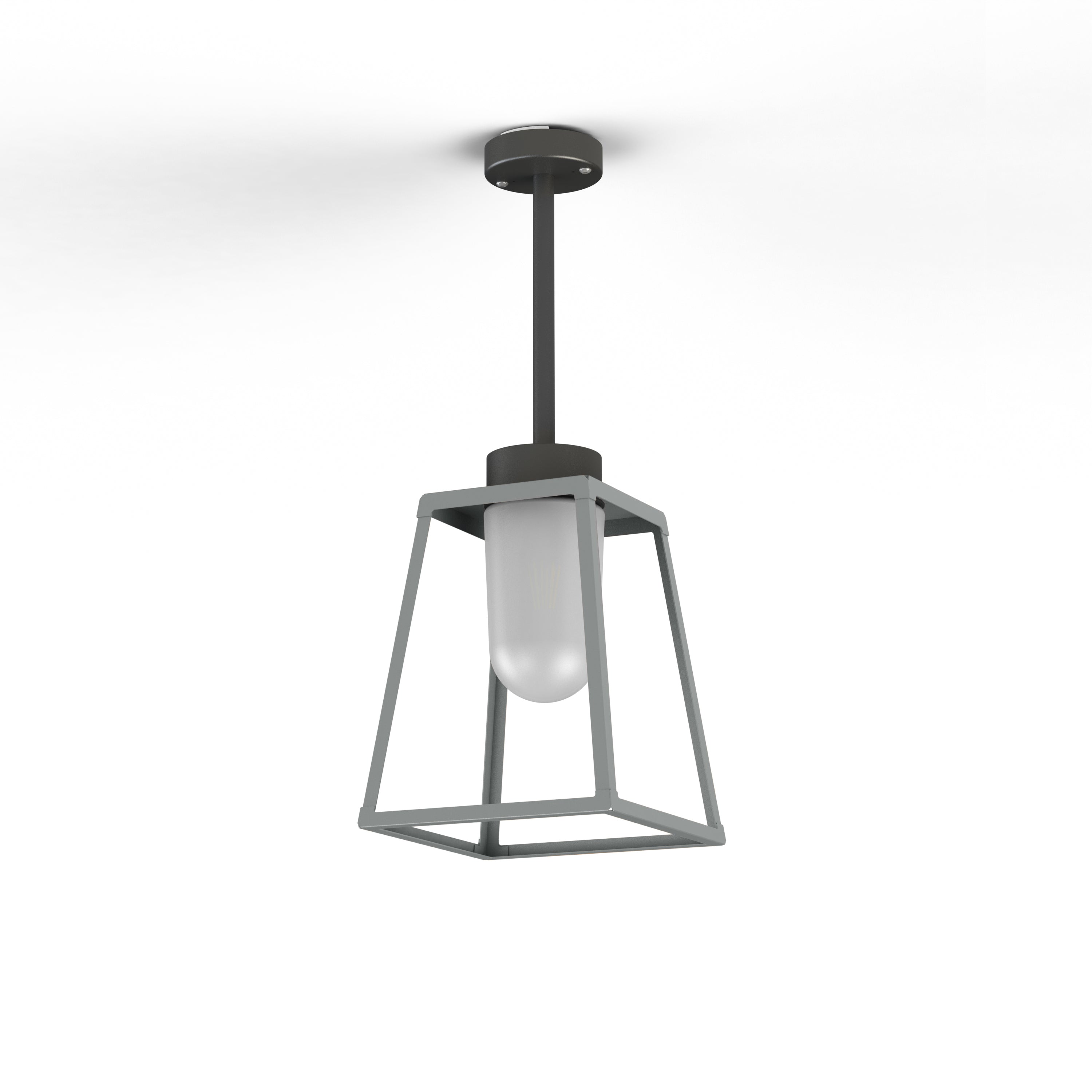 Suspension Lampiok 1 N°2 opale Gris soie 105 131004105