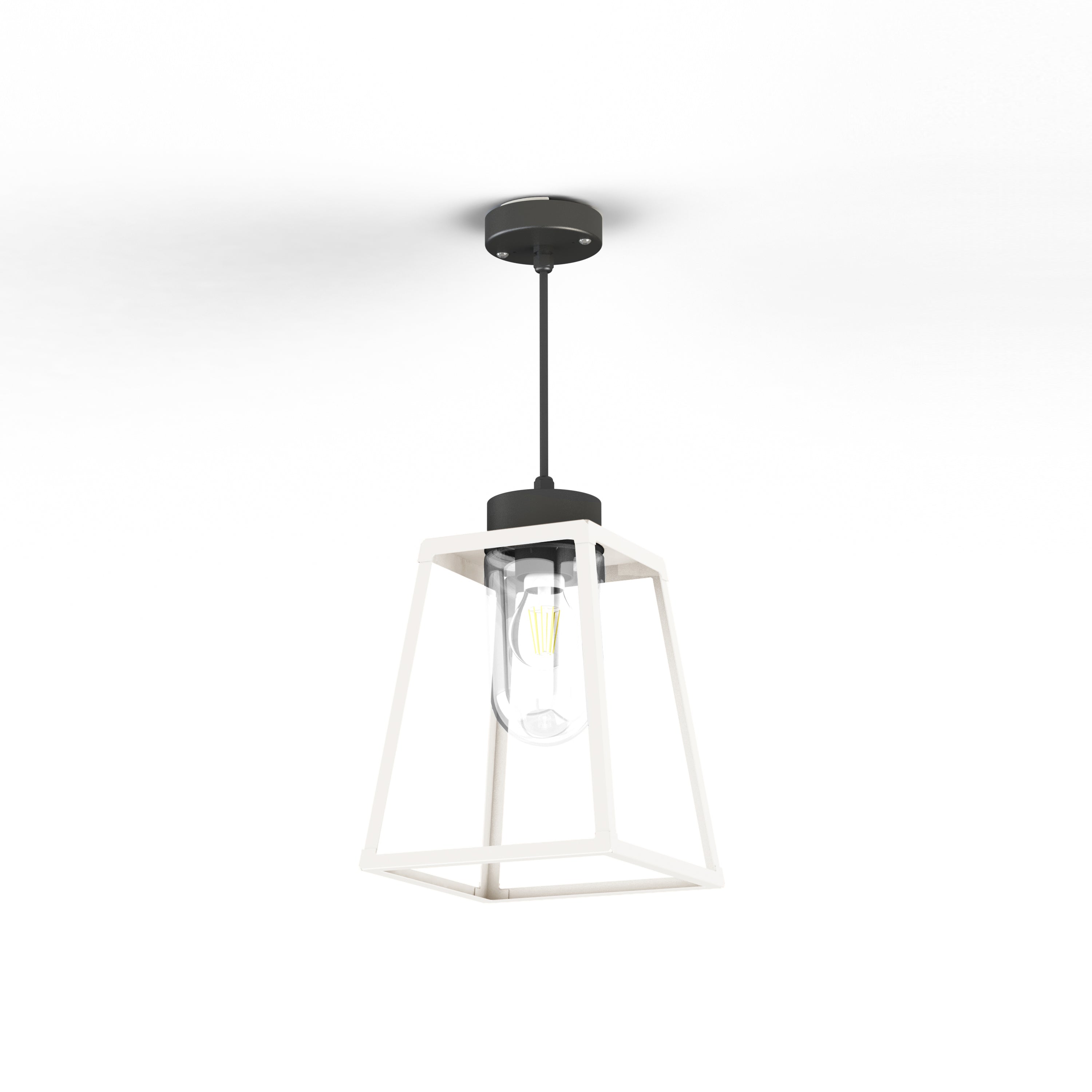 Suspension Lampiok 1 N°3 clair Blanc 001 131005001