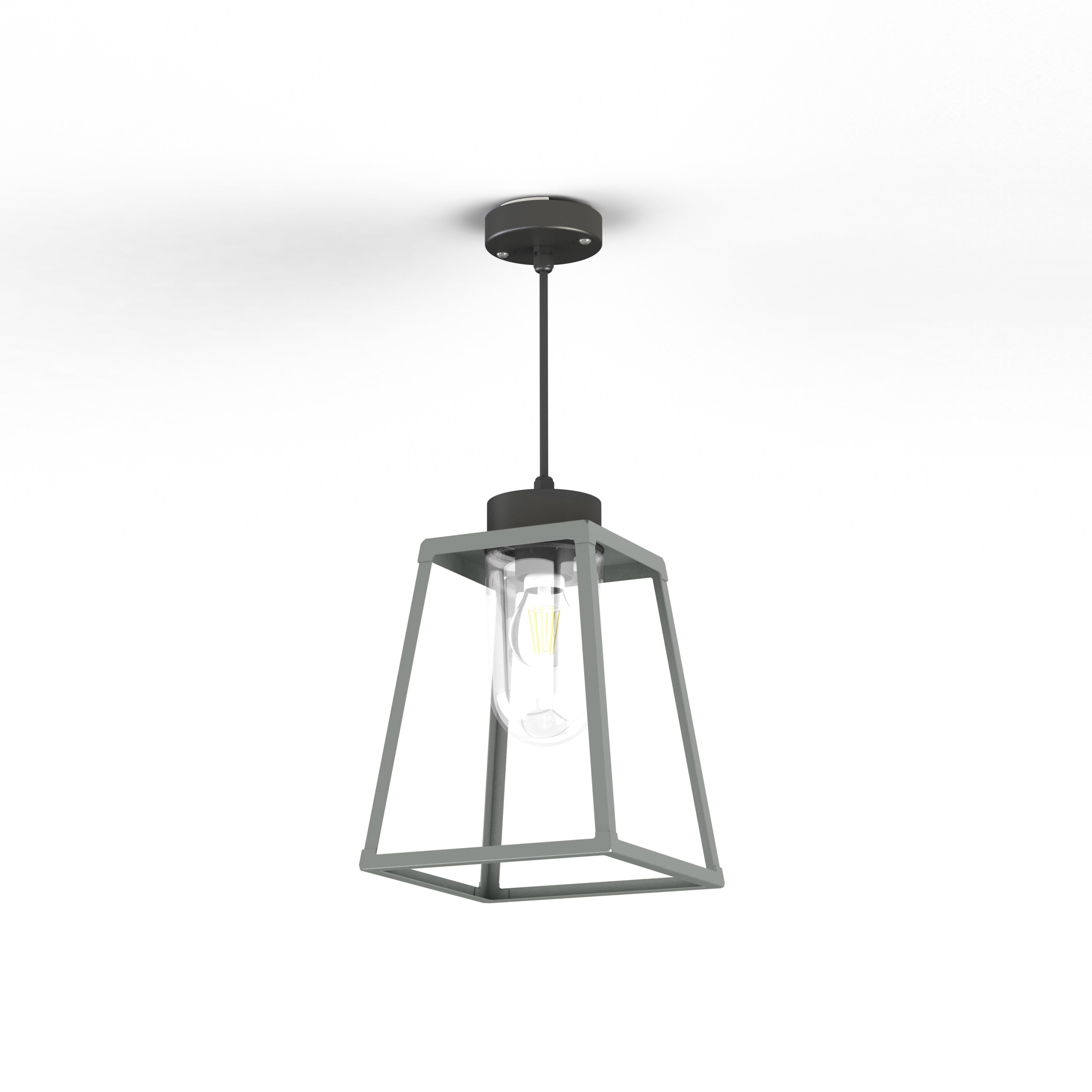 Suspension Lampiok 1 N°3 clair Gris soie 105 131005105