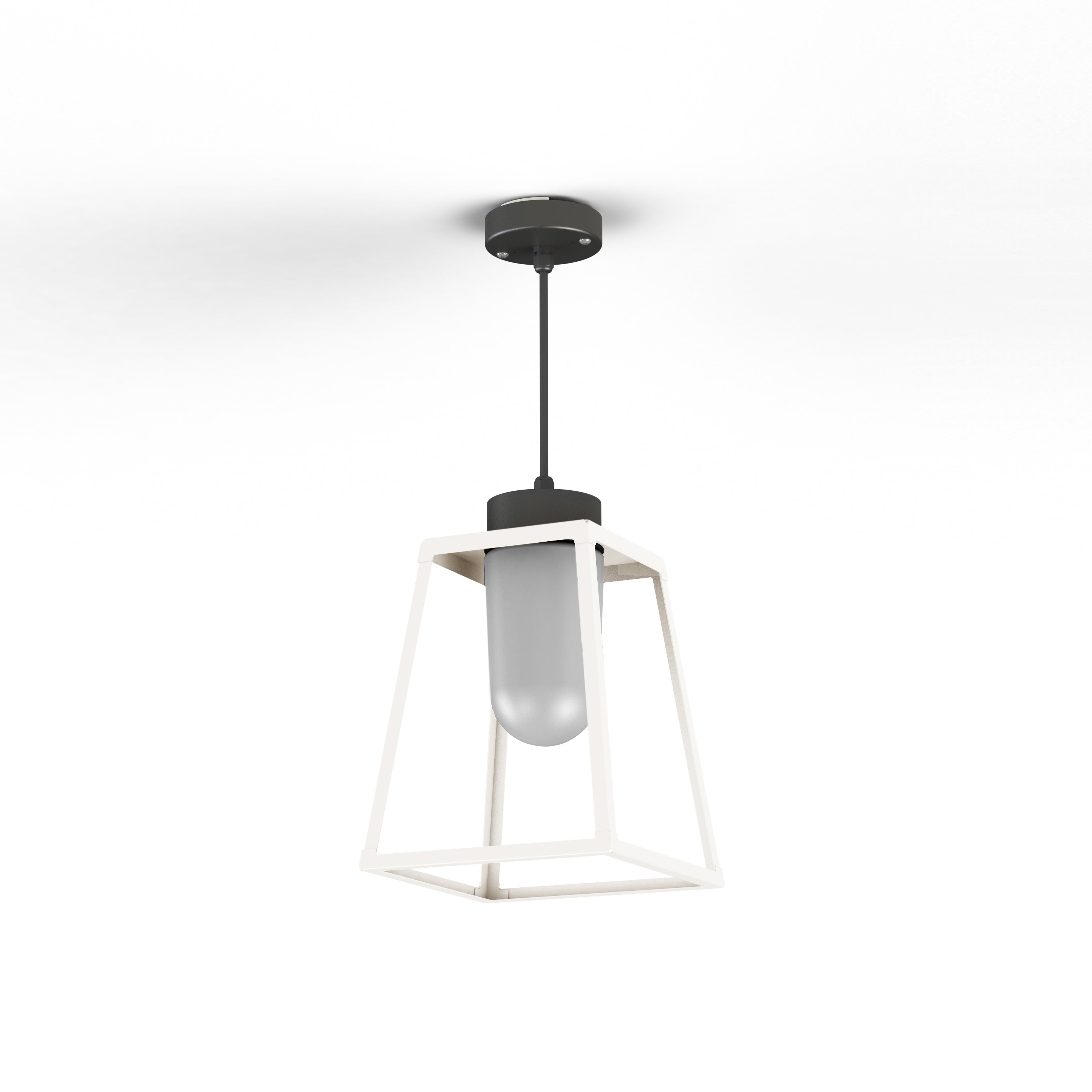 Suspension Lampiok 1 N°3 opale Blanc 001 131006001