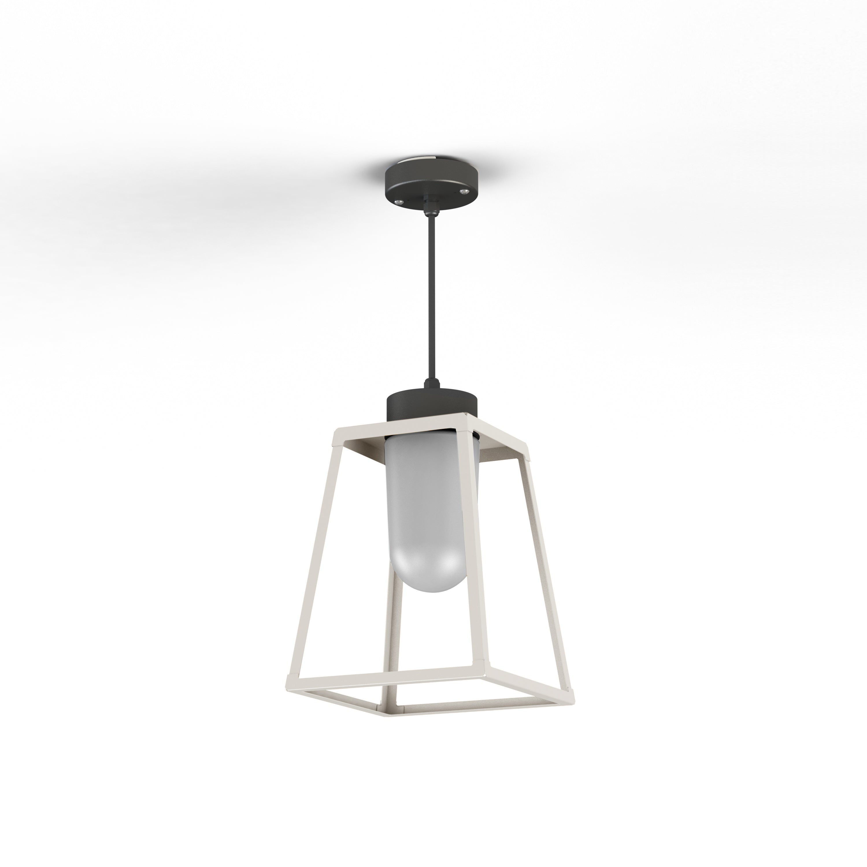 Suspension Lampiok 1 N°3 opale Blanc pur 101 131006101