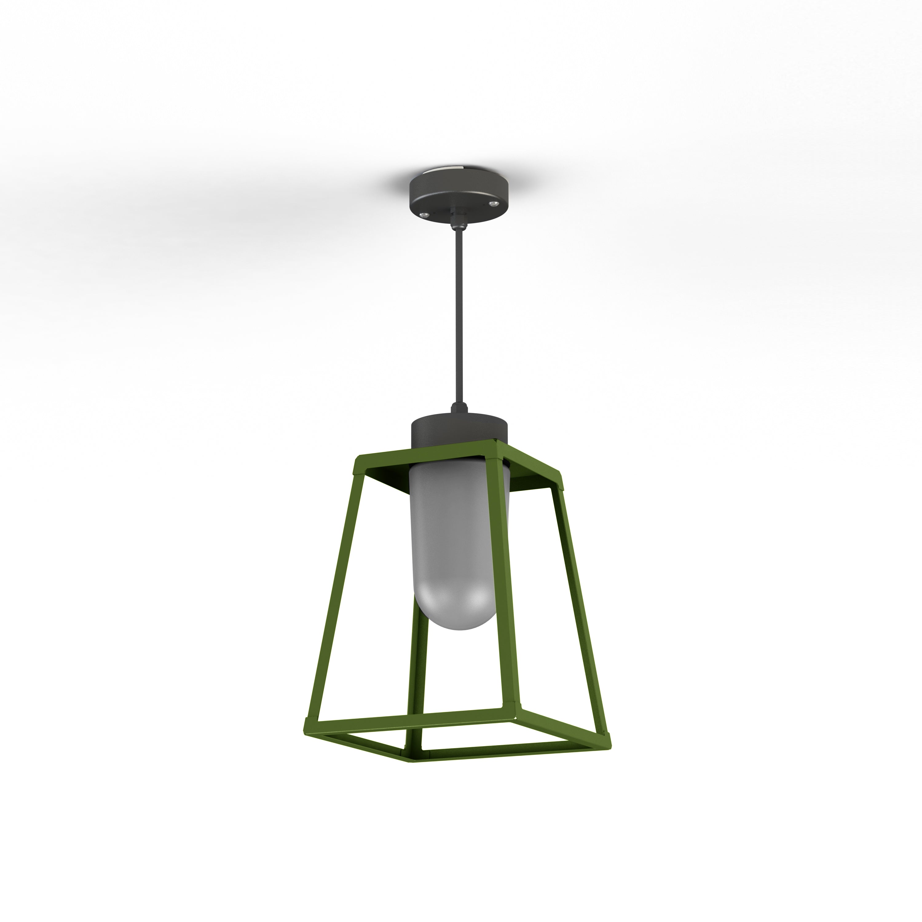 Suspension Lampiok 1 N°3 opale Vert fougère 109 131006109