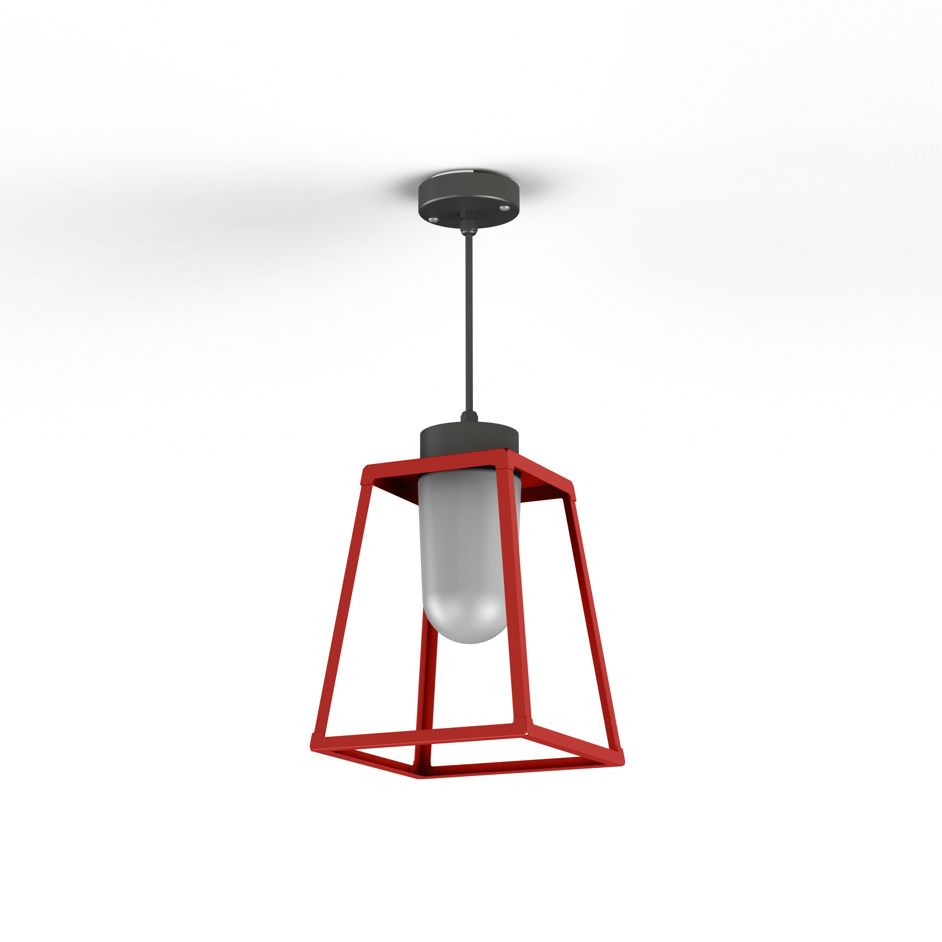 Suspension Lampiok 1 N°3 clair Rouge tomate 110 131006110