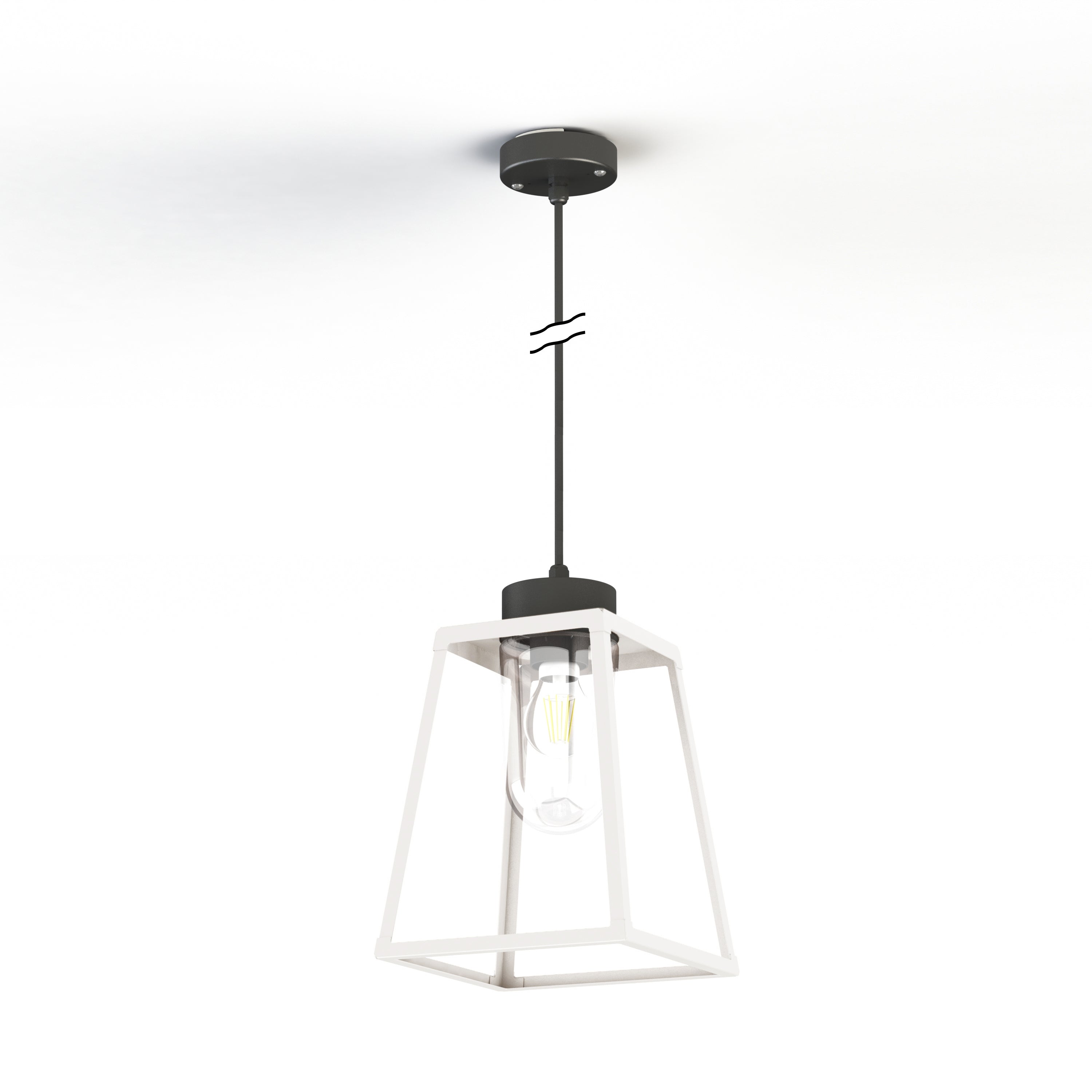 Suspension Lampiok 1 N°4 clair Blanc 001 131007001