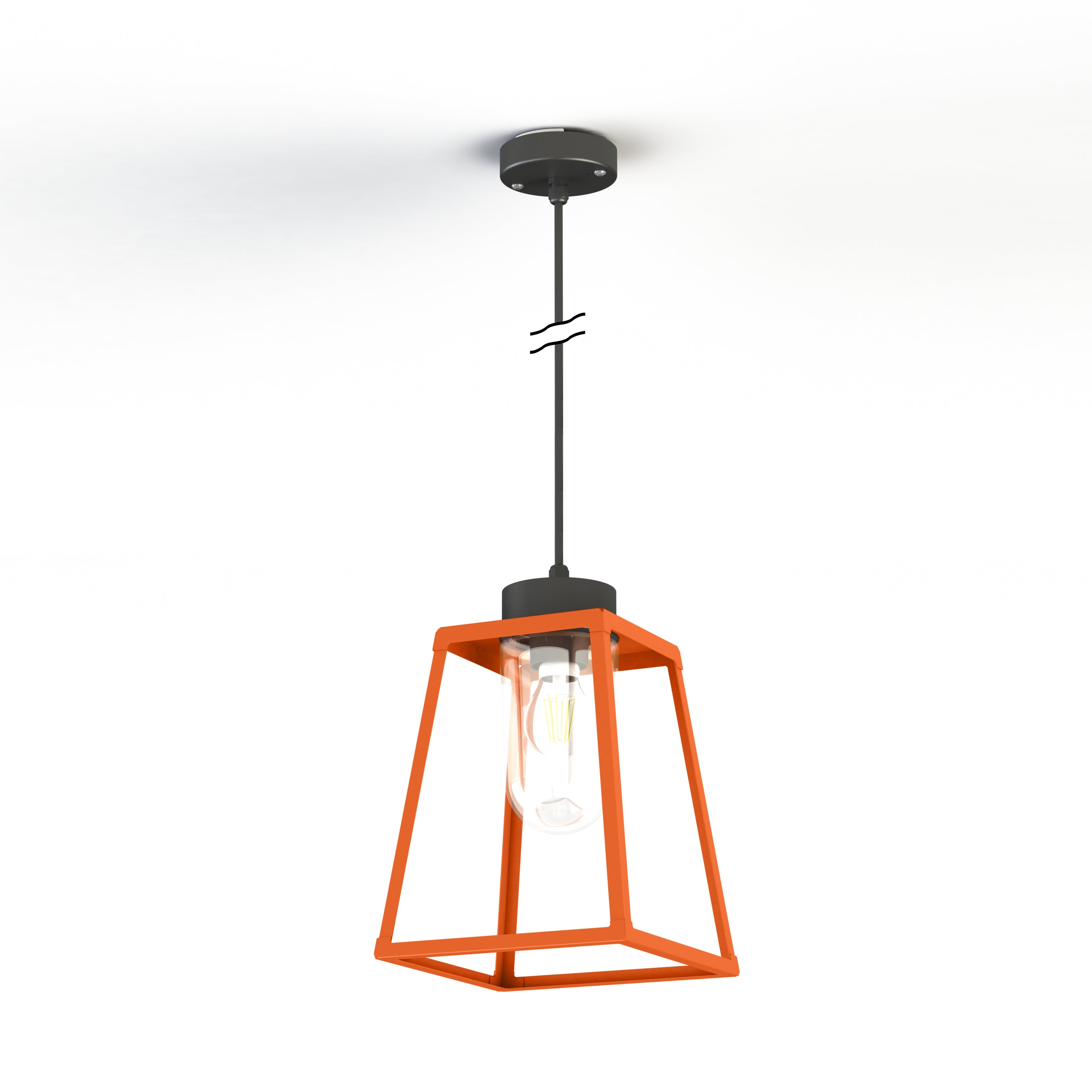 Suspension Lampiok 1 N°4 clair Orangé pur 014 131007014