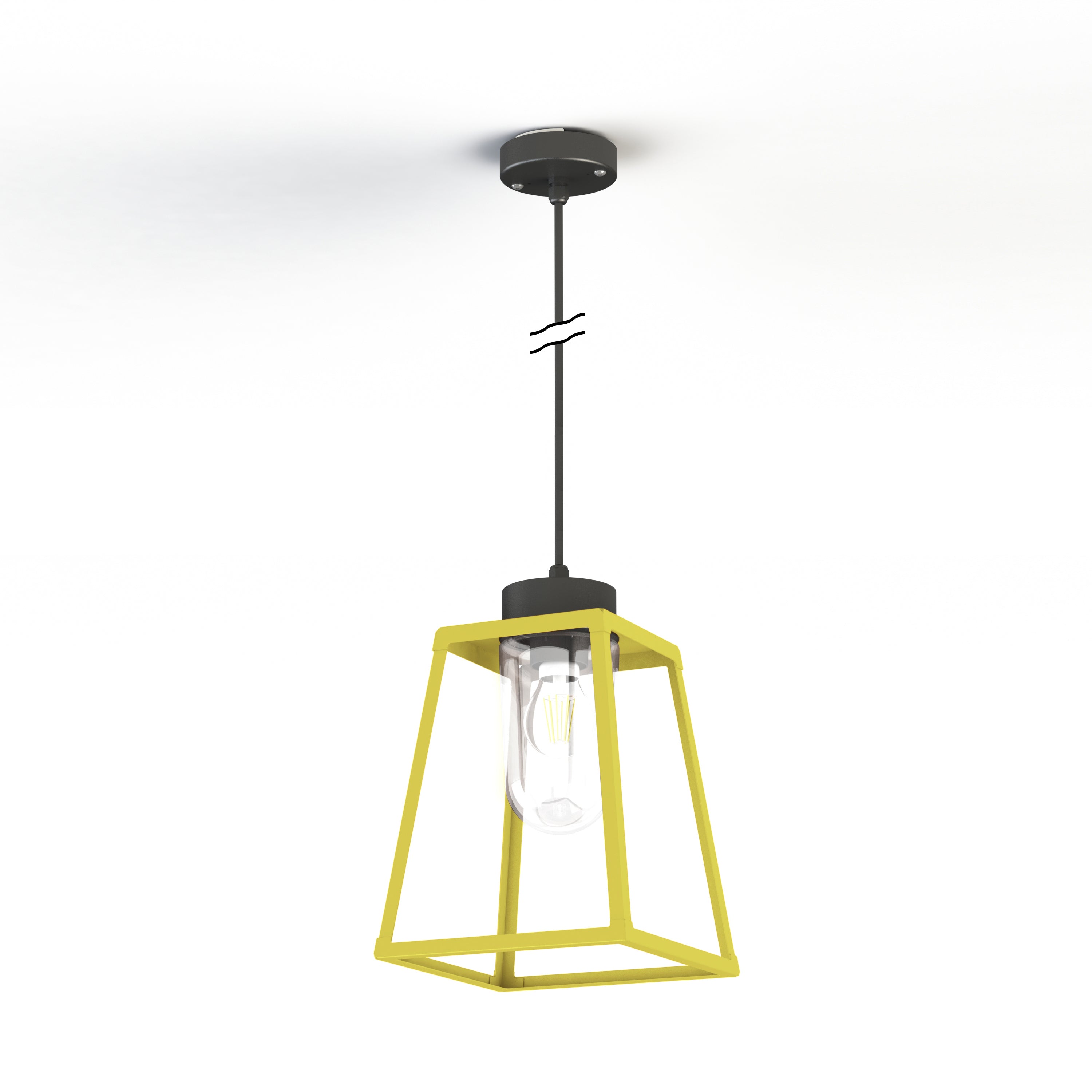 Suspension Lampiok 1 N°4 clair Jaune soufre 068 131007068