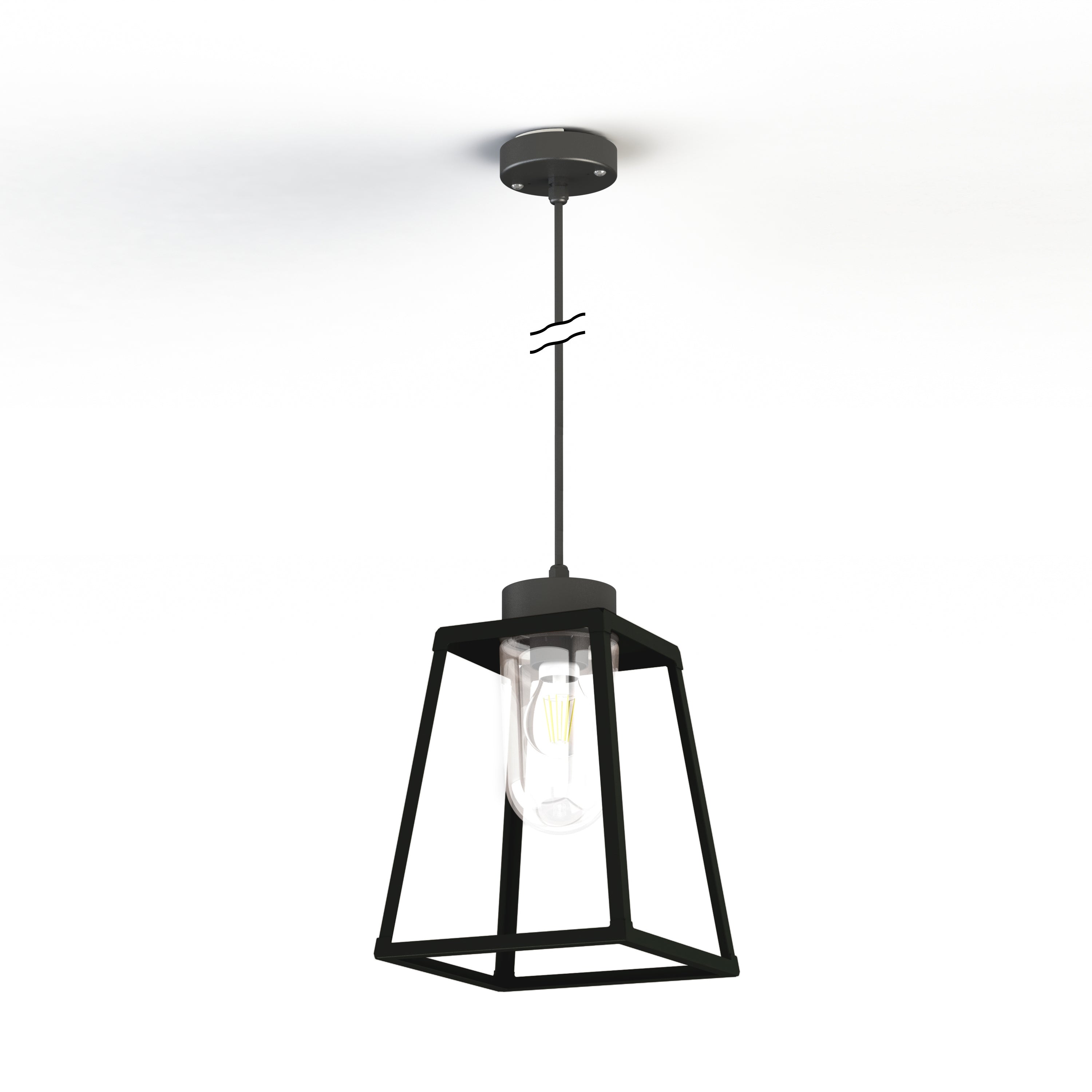 Suspension Lampiok 1 N°4 clair Gris noir 107 131007107