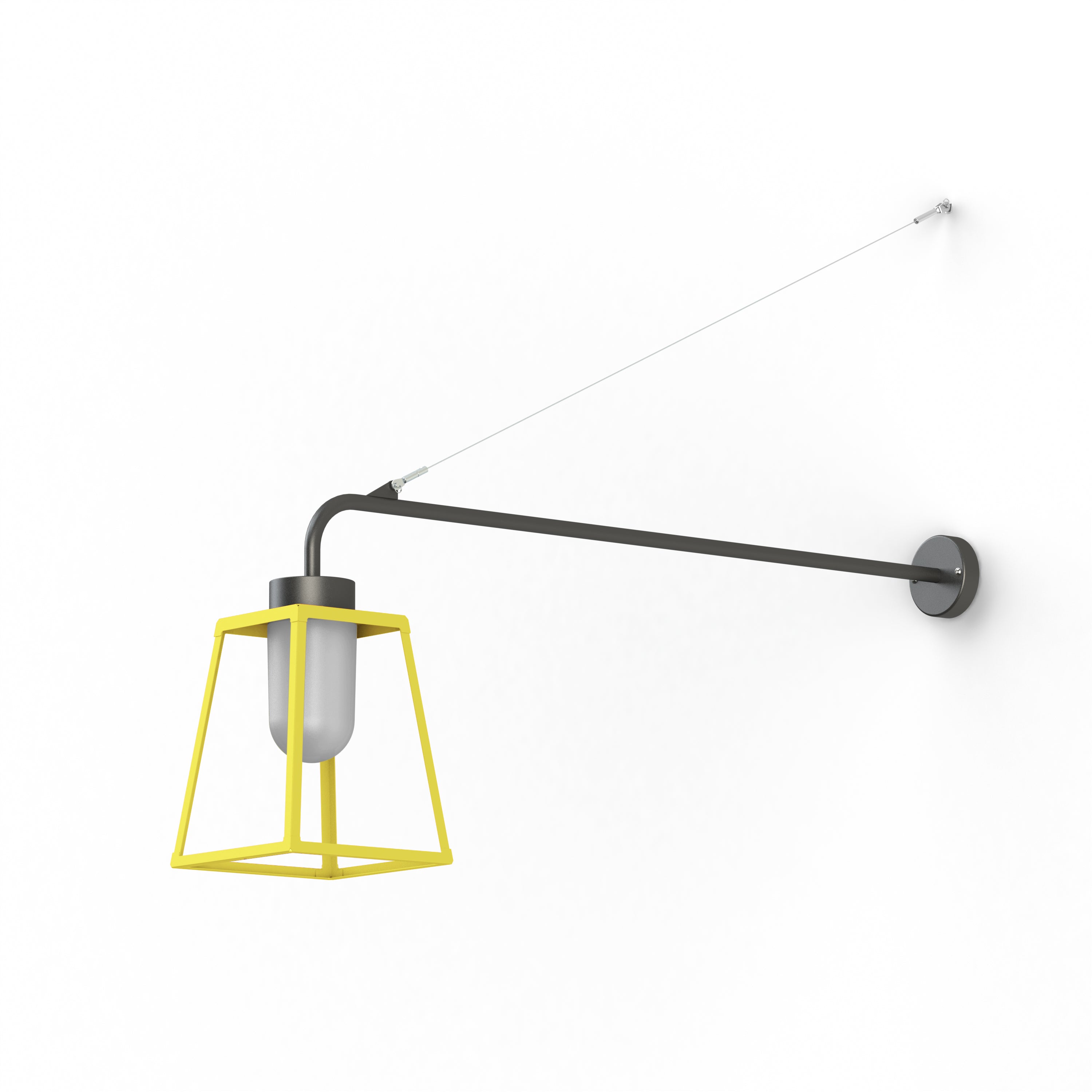 Applique Lampiok 1 N°6 opale Jaune soufre 068 131012068