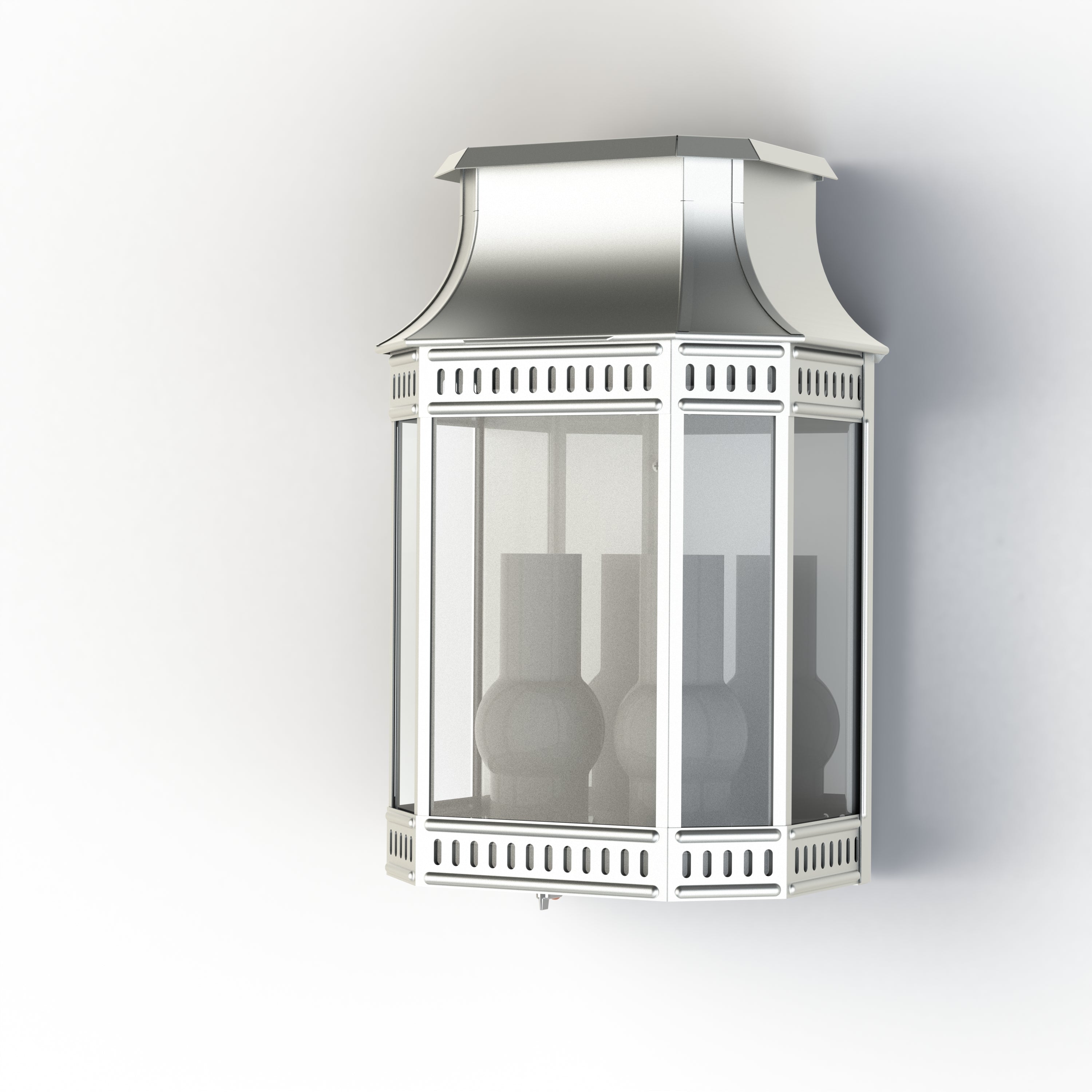 Applique Louis Philippe 2 N°1 Zinc brut 092 135002092