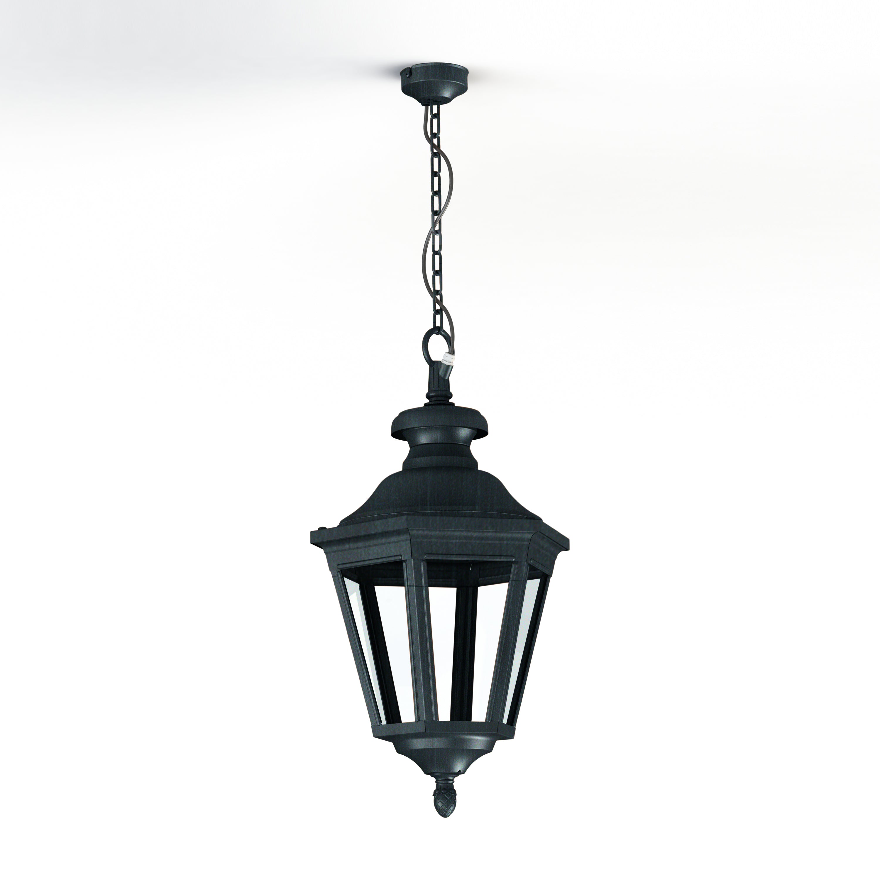 Suspension Louis XIII N°1 LED 2700°K Vert de gris 008 130102008