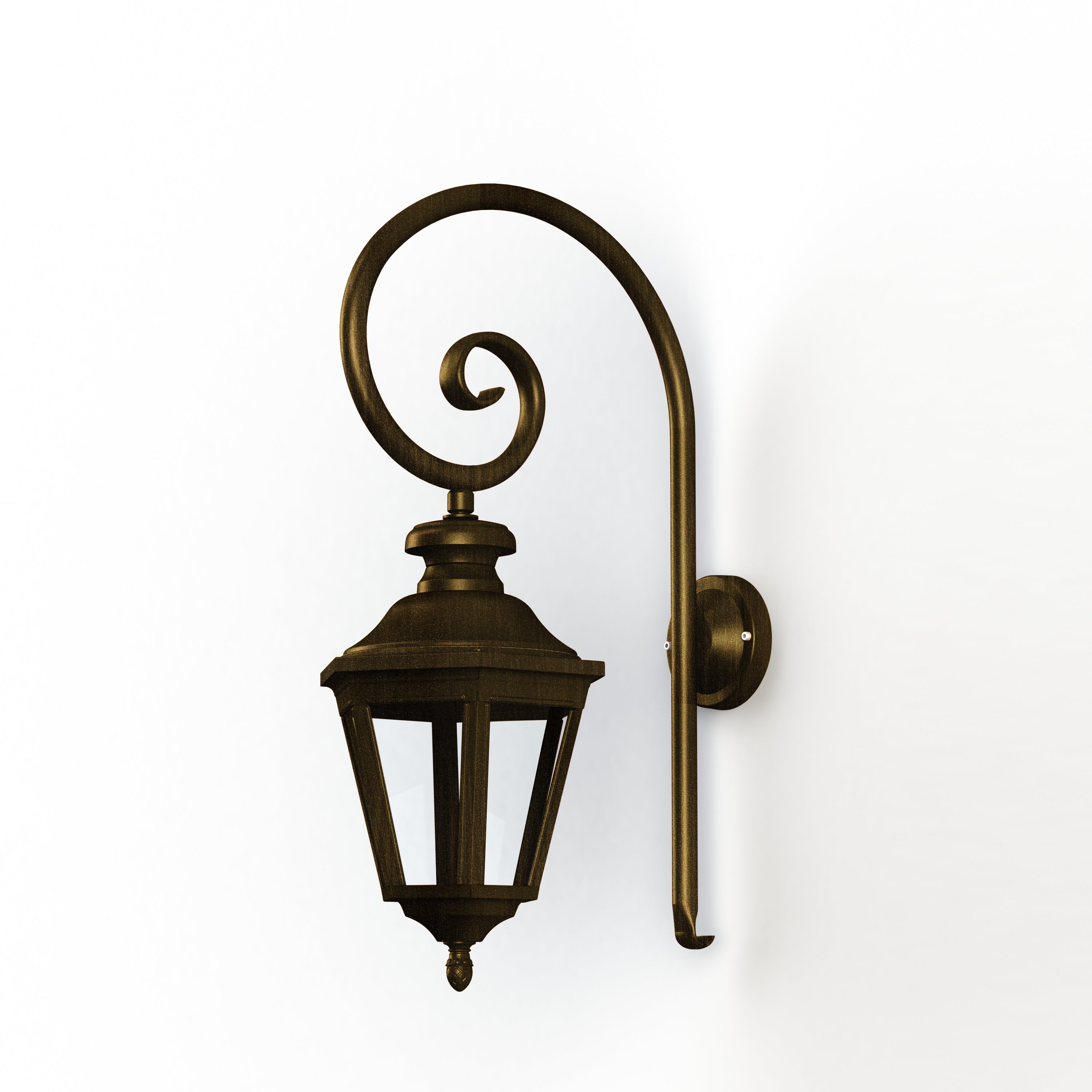 Applique Louis XIII N°3 LED 2700°K Patiné doré 009 130106009