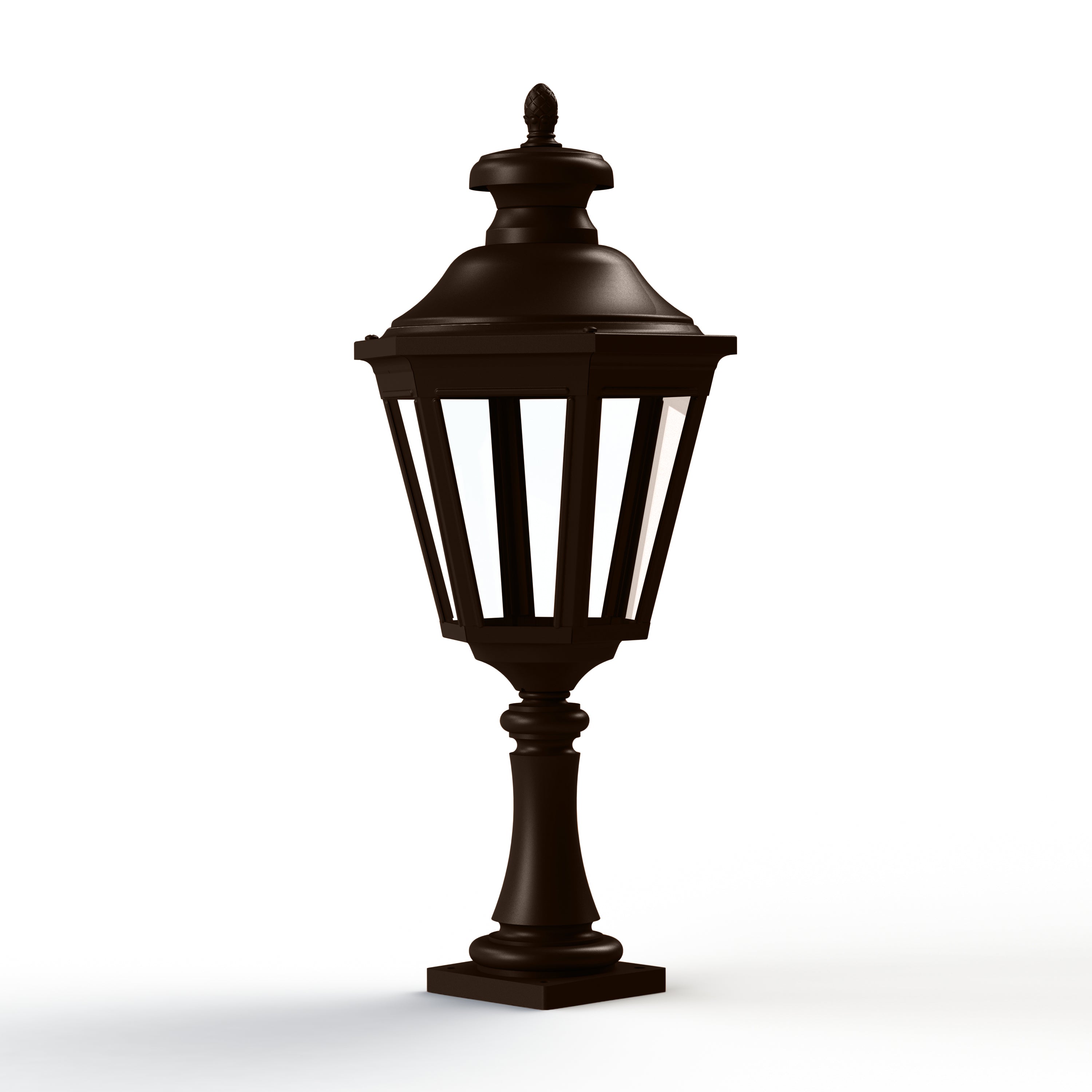 Borne Louis XIII N°5 LED 2700°K Rouille 046 130110046