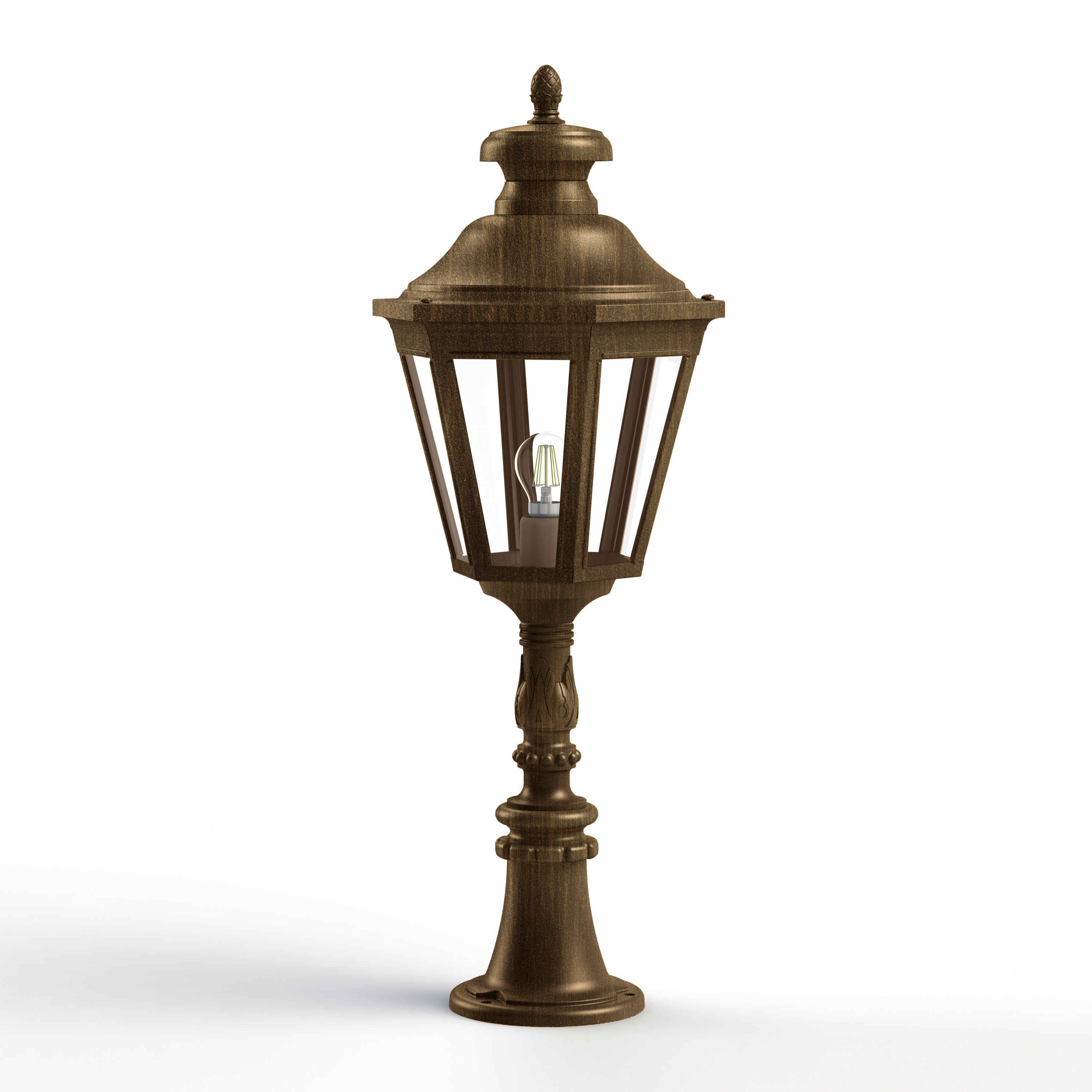 Borne Louis XIII N°9 Patiné doré 009 130017009