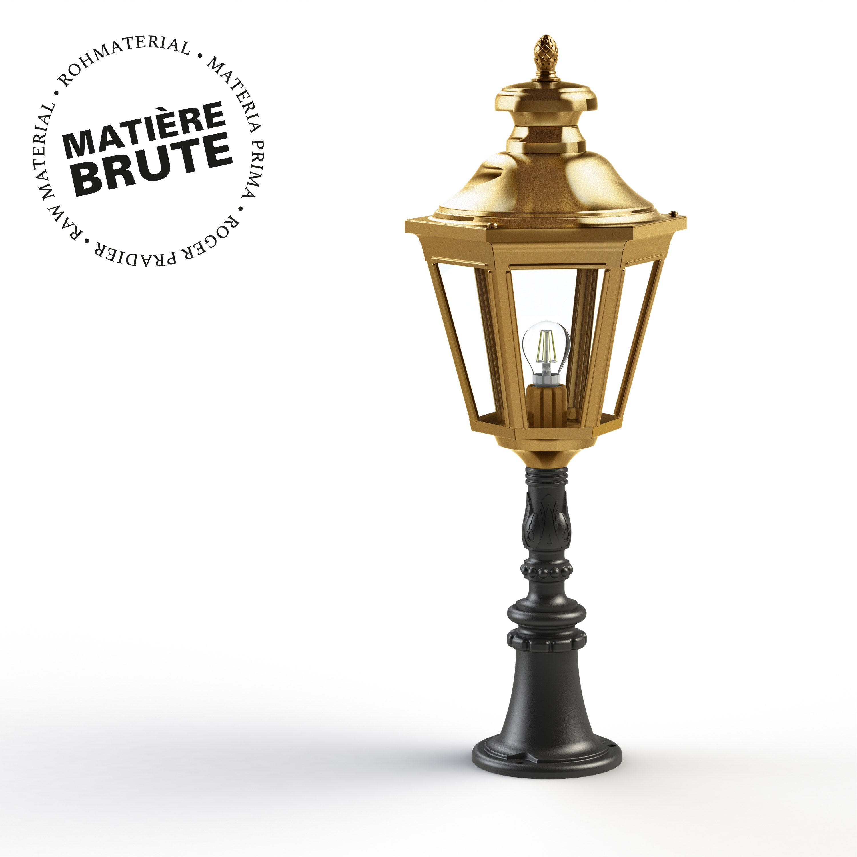 Borne Louis XIII N°9 Laiton brut 072 130017072