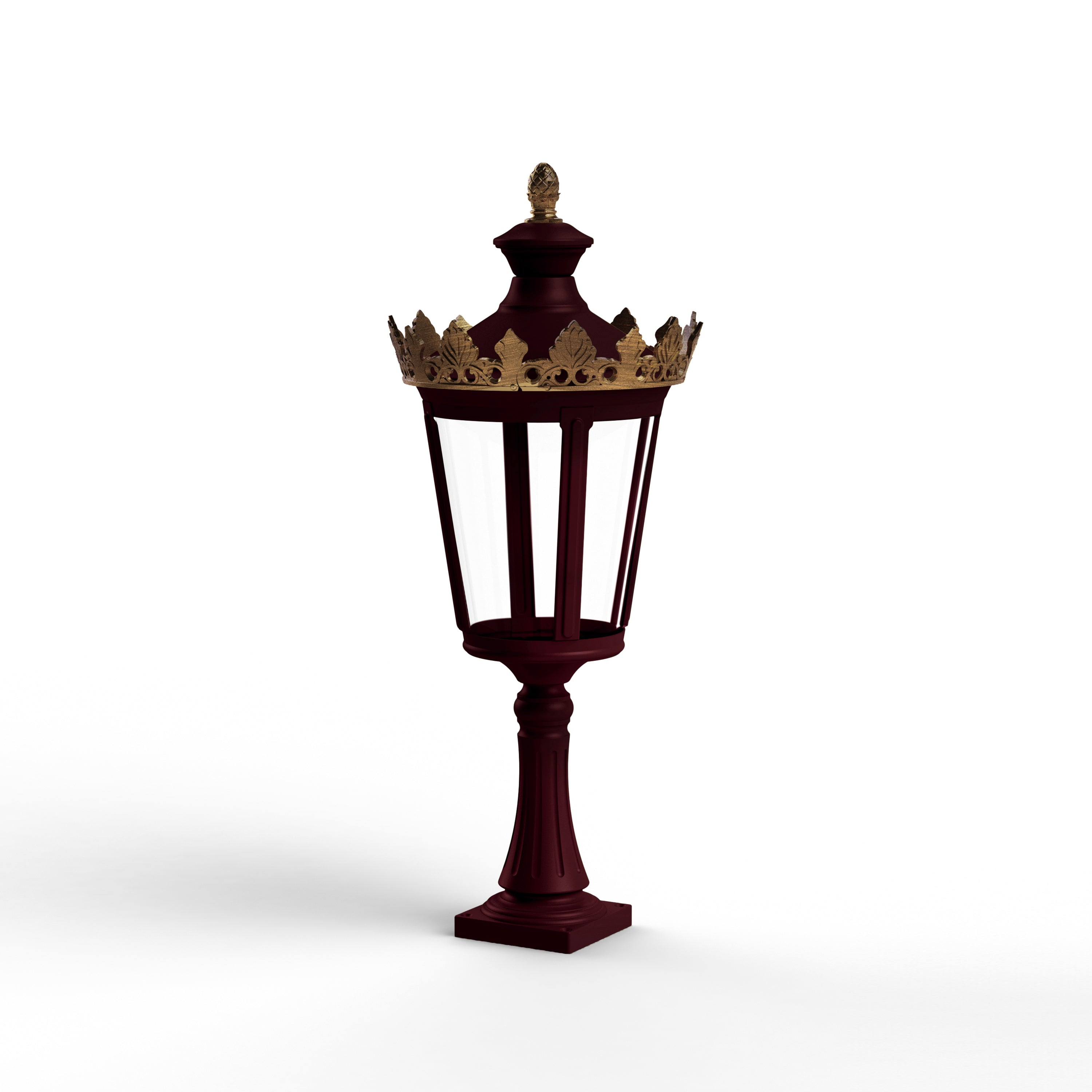 Borne Louvre N°3 LED 2700°K Rouge vin 066 133106066