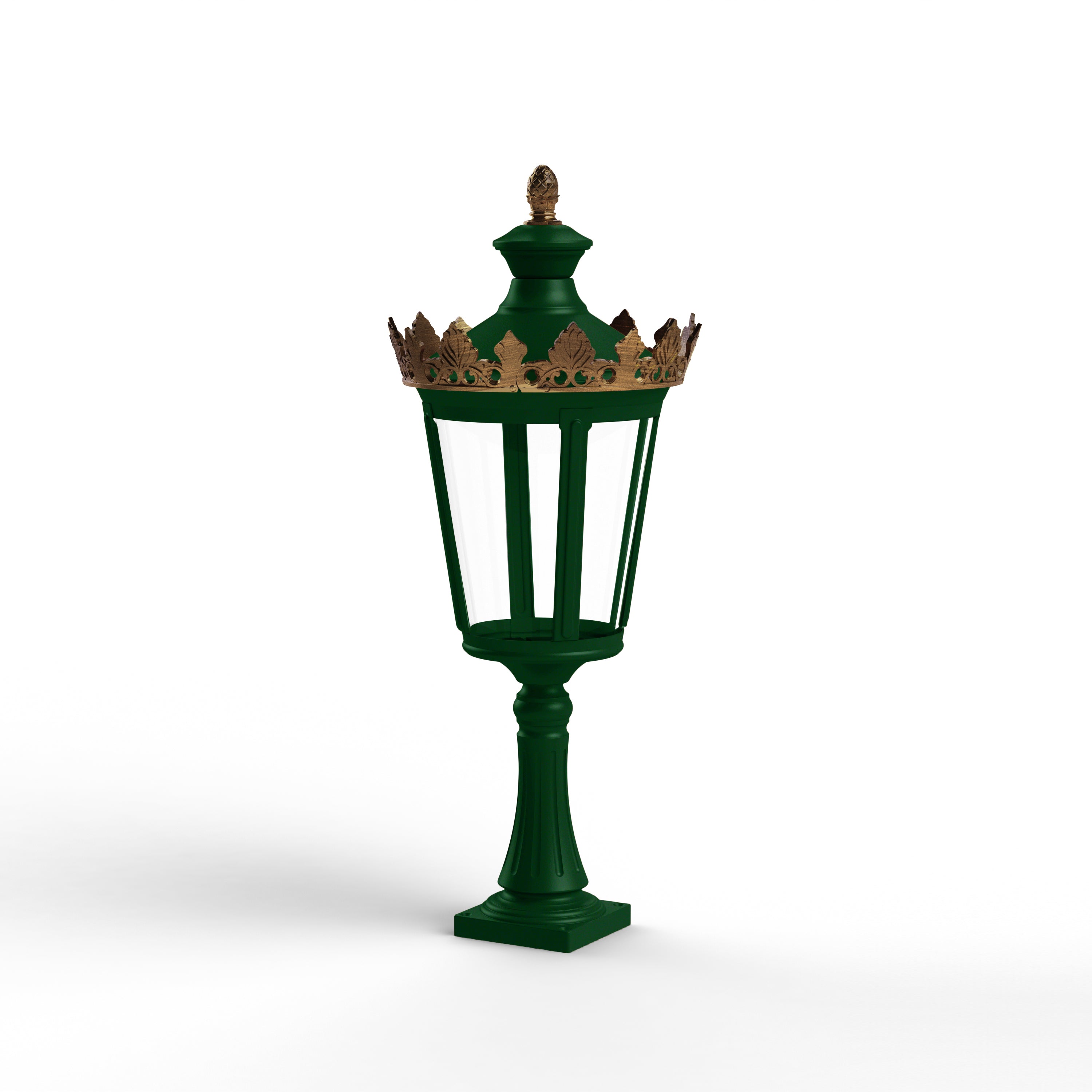 Borne Louvre N°3 LED 2700°K Vert sapin 067 133106067