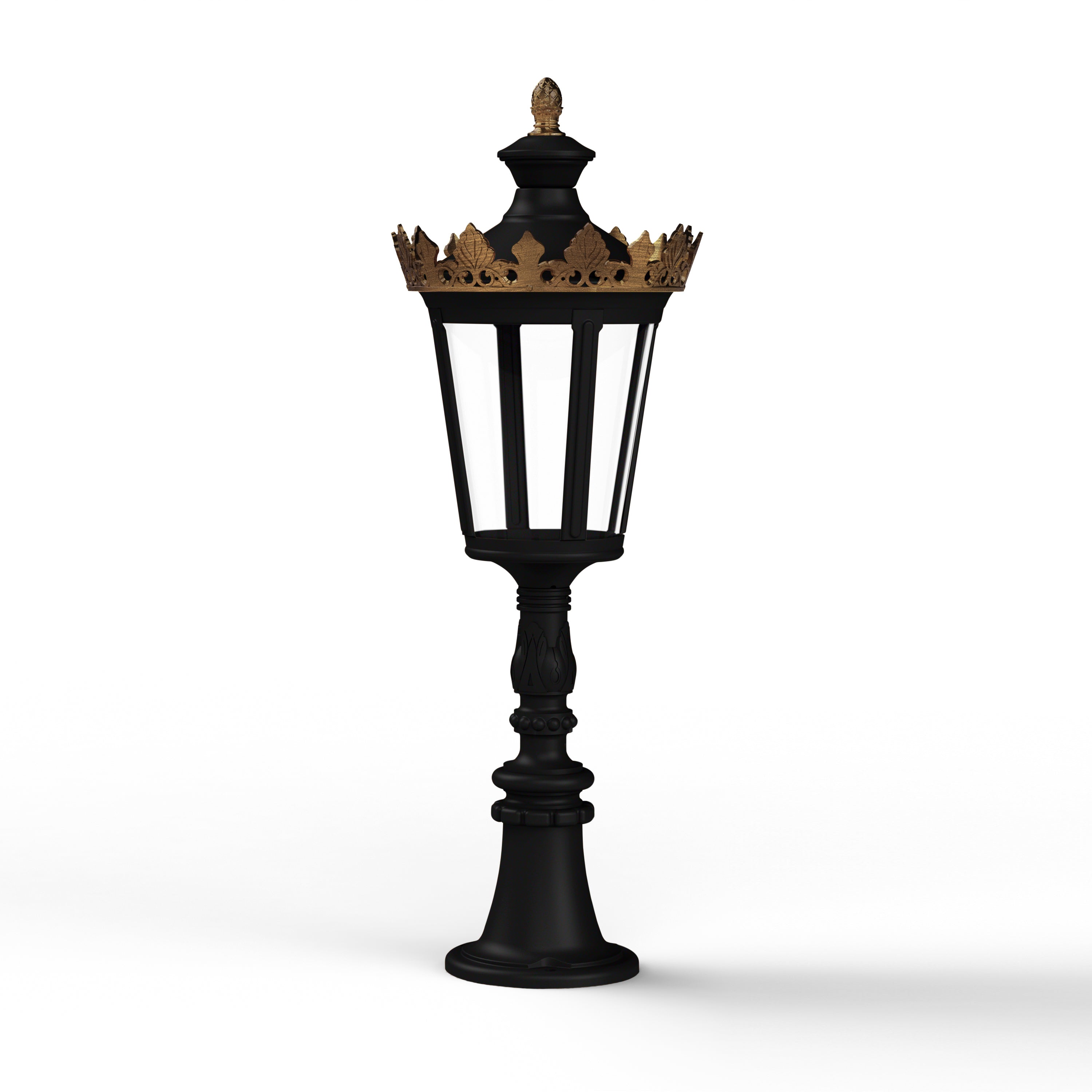 Borne Louvre N°7 LED 2700°K Noir foncé 000 133114000