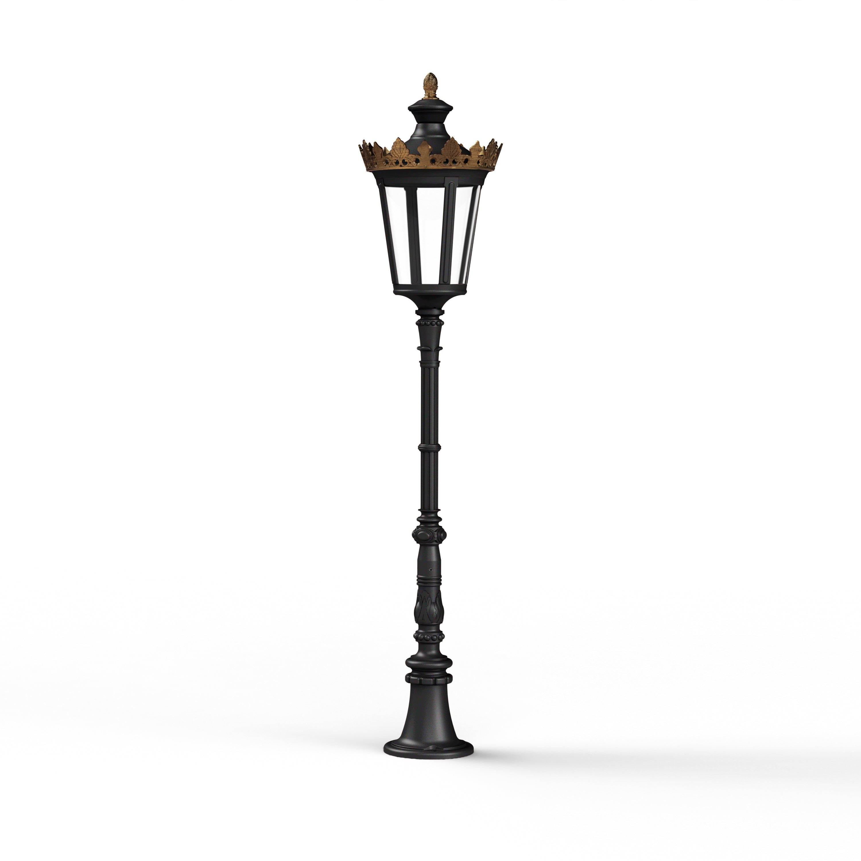 Borne Louvre N°8 LED 2700°K Noir foncé 000 133116000
