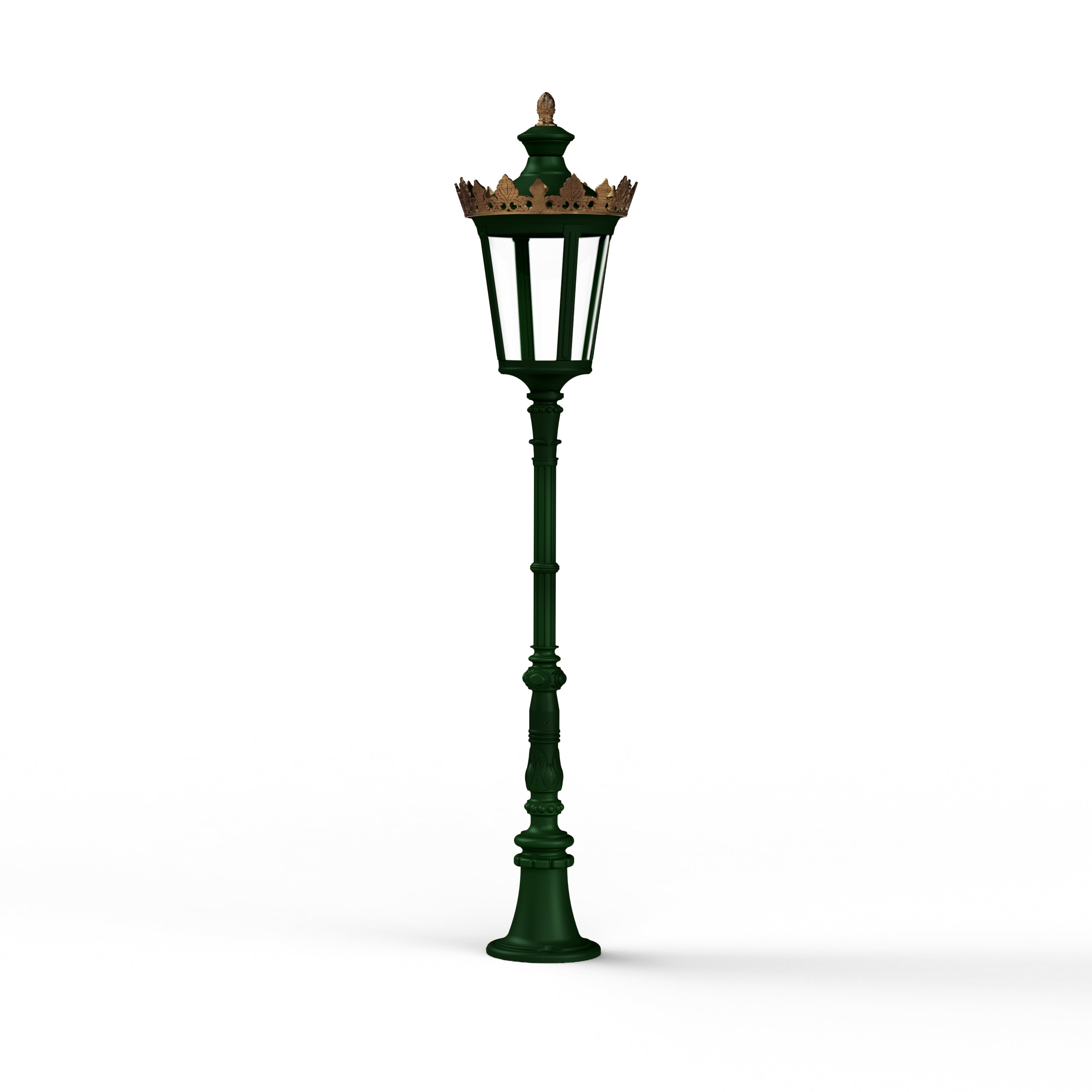 Borne Louvre N°8 LED 2700°K Vert Anglais 019 133116019