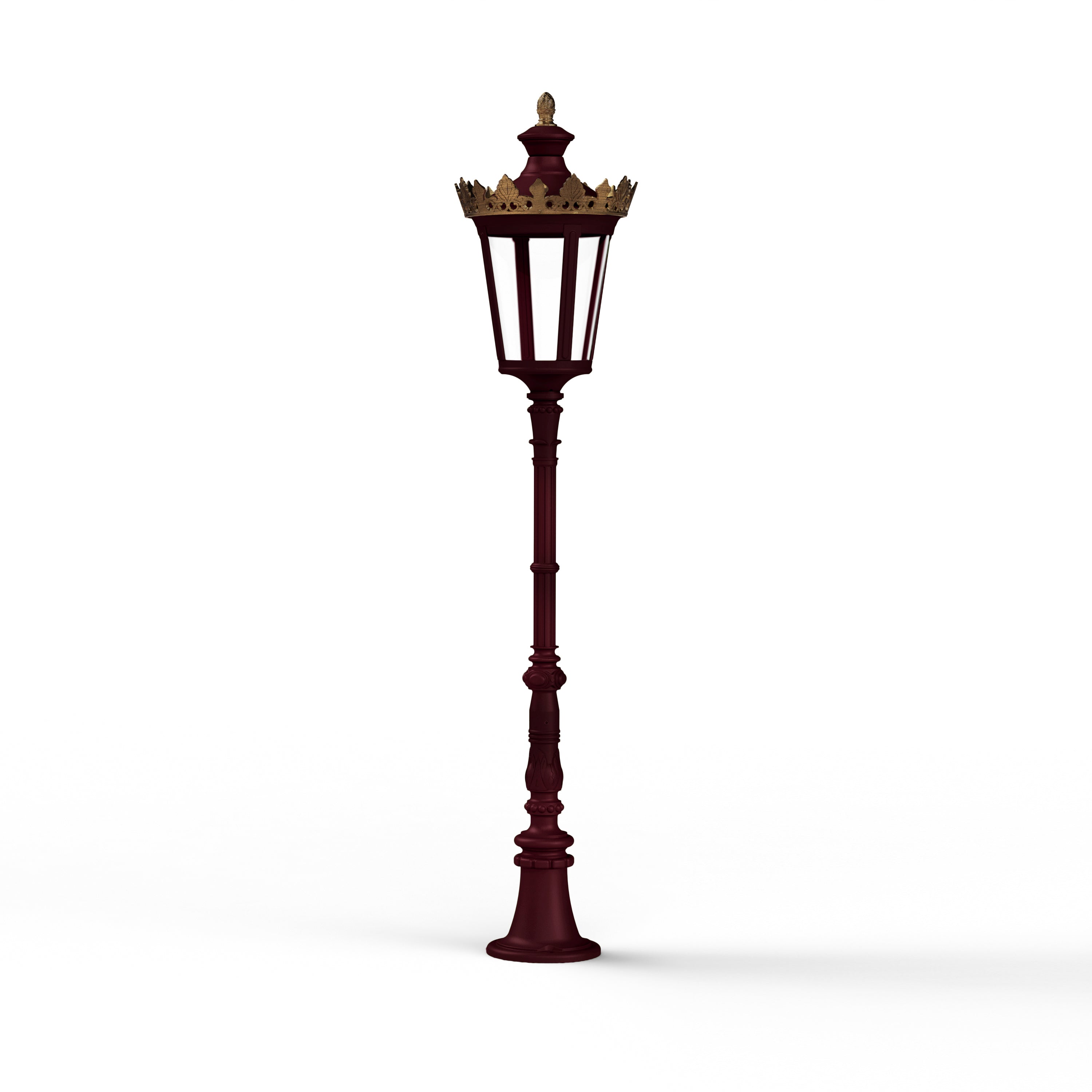 Borne Louvre N°8 LED 2700°K Rouge vin 066 133116066