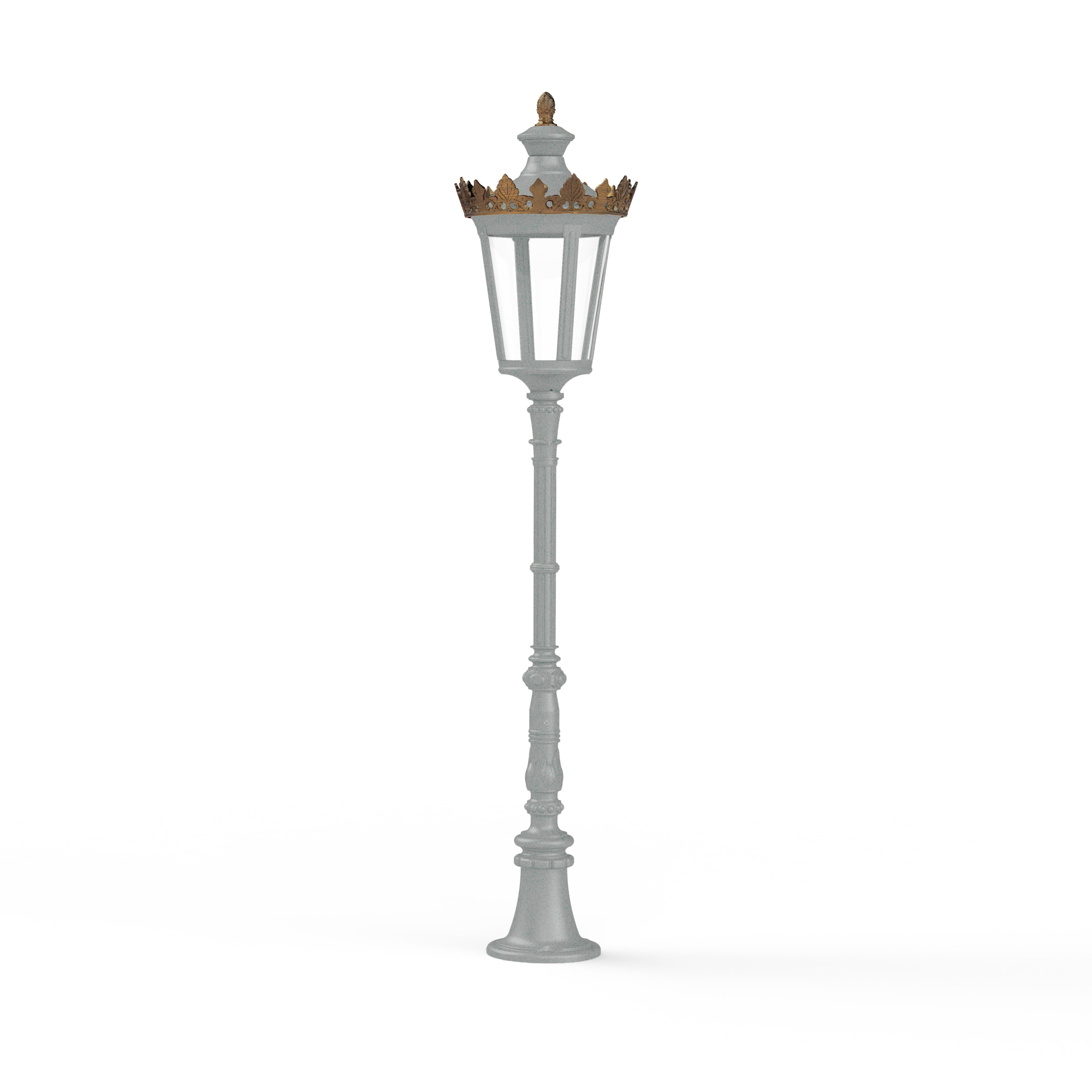 Borne Louvre N°8 LED 2700°K Gris soie 105 133116105
