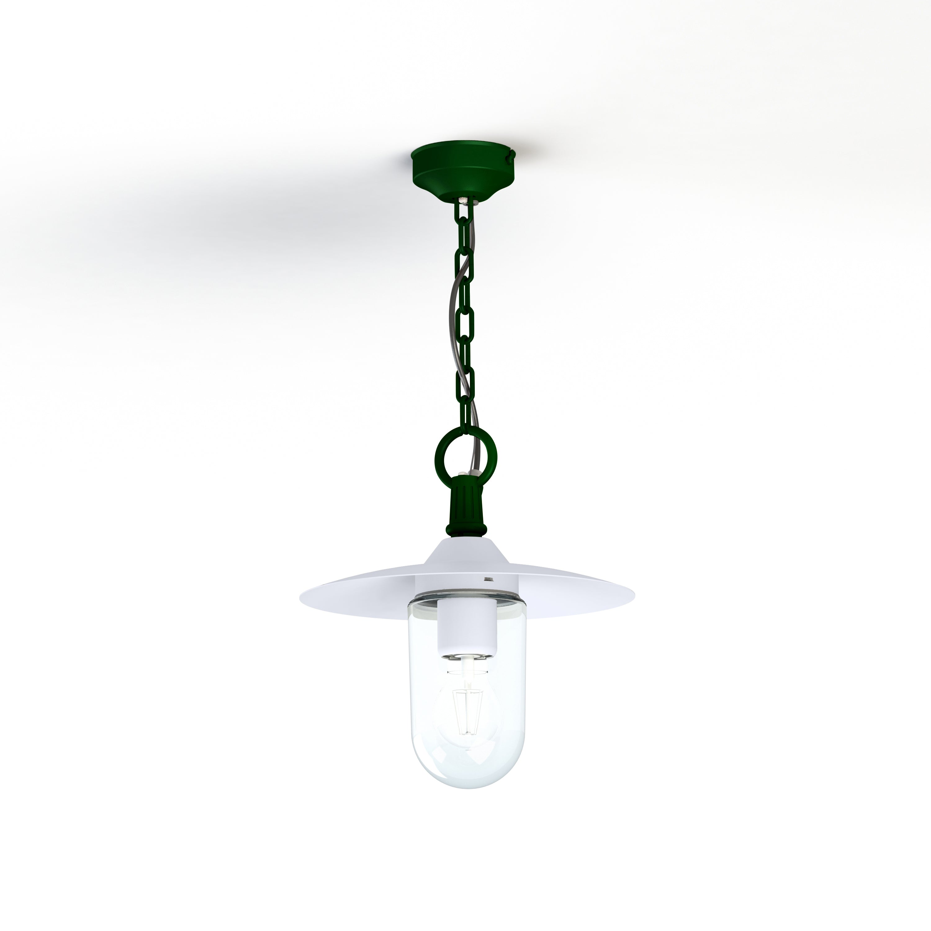 Suspension Montana N°1 clair Dôme blanc- Vert Anglais 019 139001019
