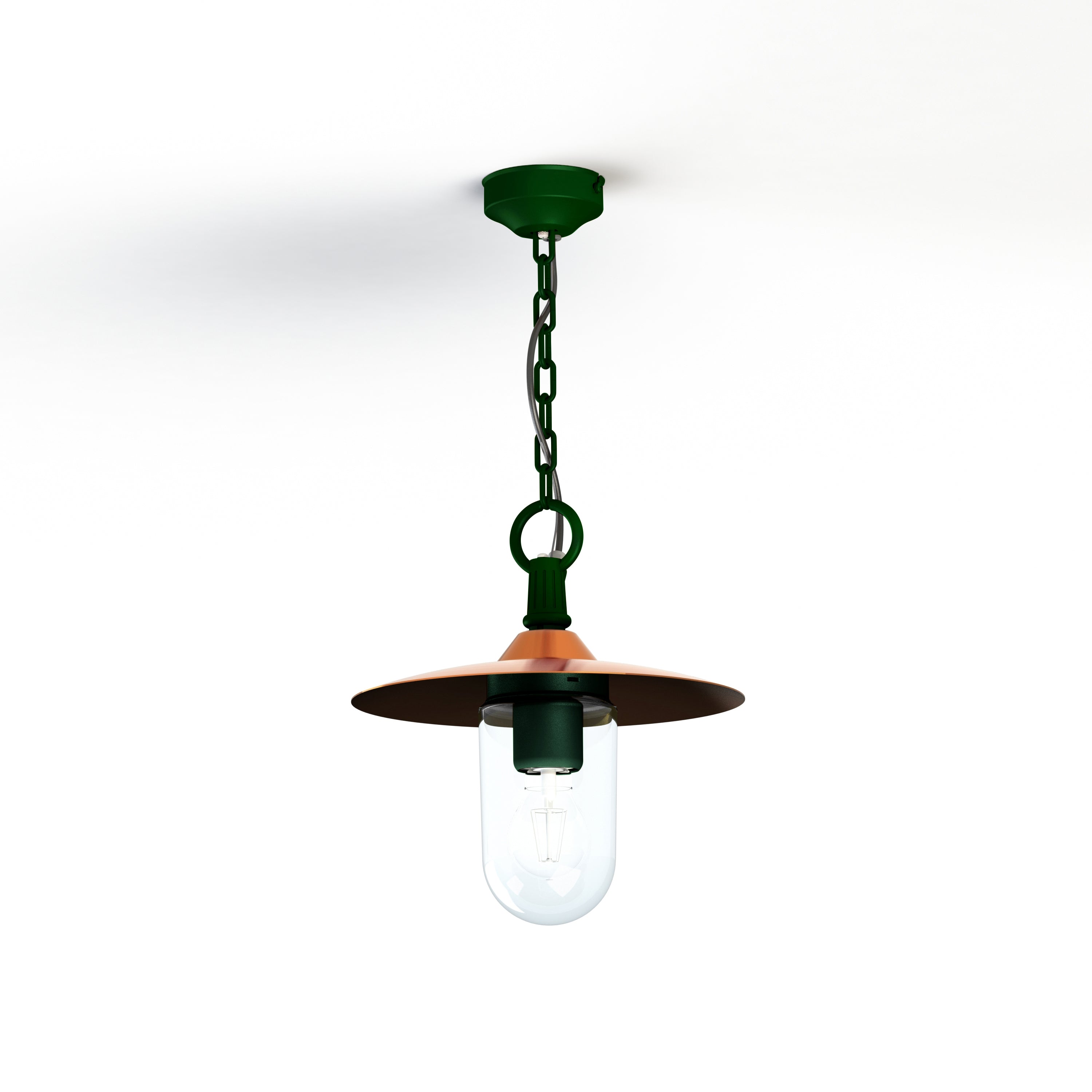 Suspension Montana N°1 clair Dôme cuivre brut- Vert 019 139017019