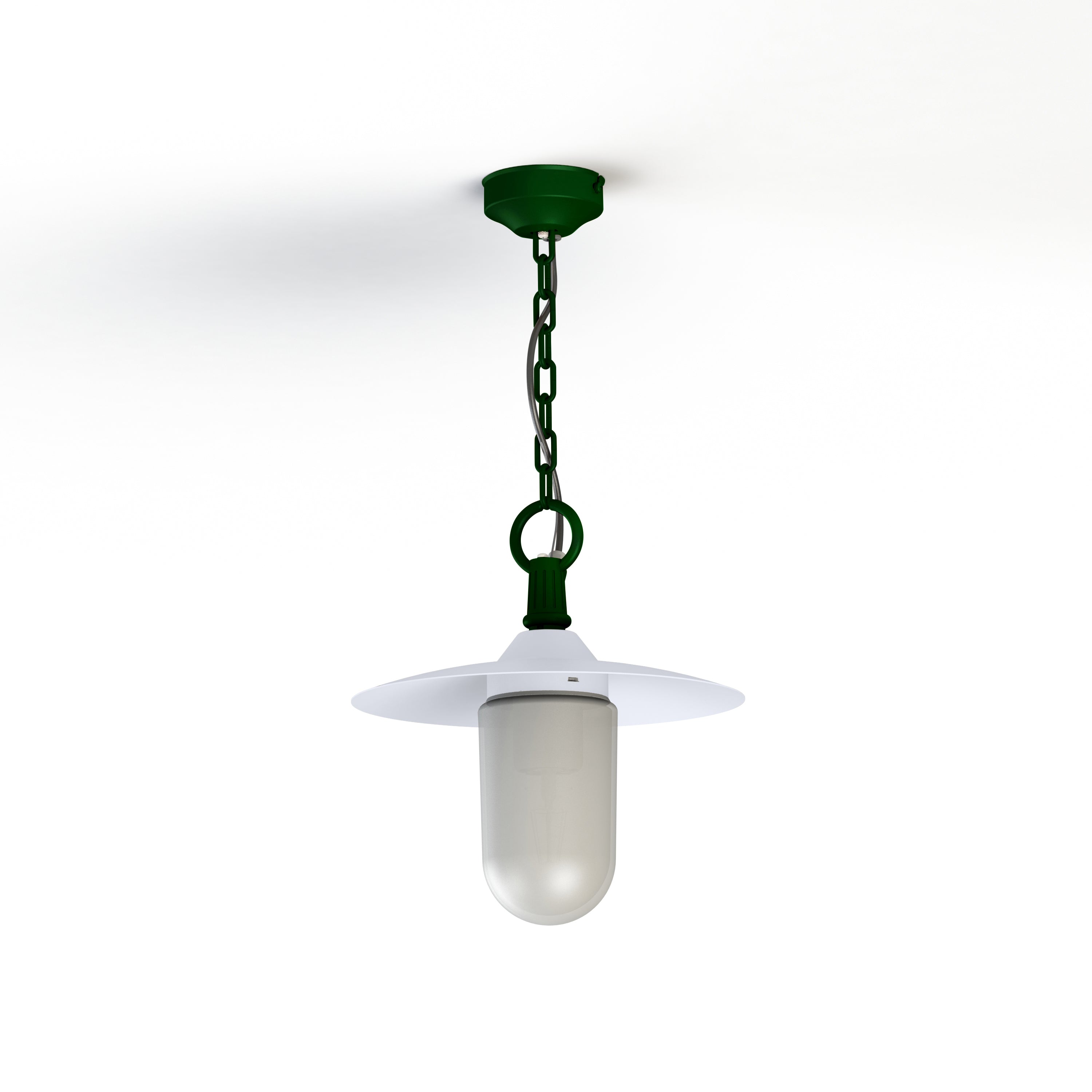 Suspension Montana N°1 opale Dôme blanc- Vert Anglais 019 139003019