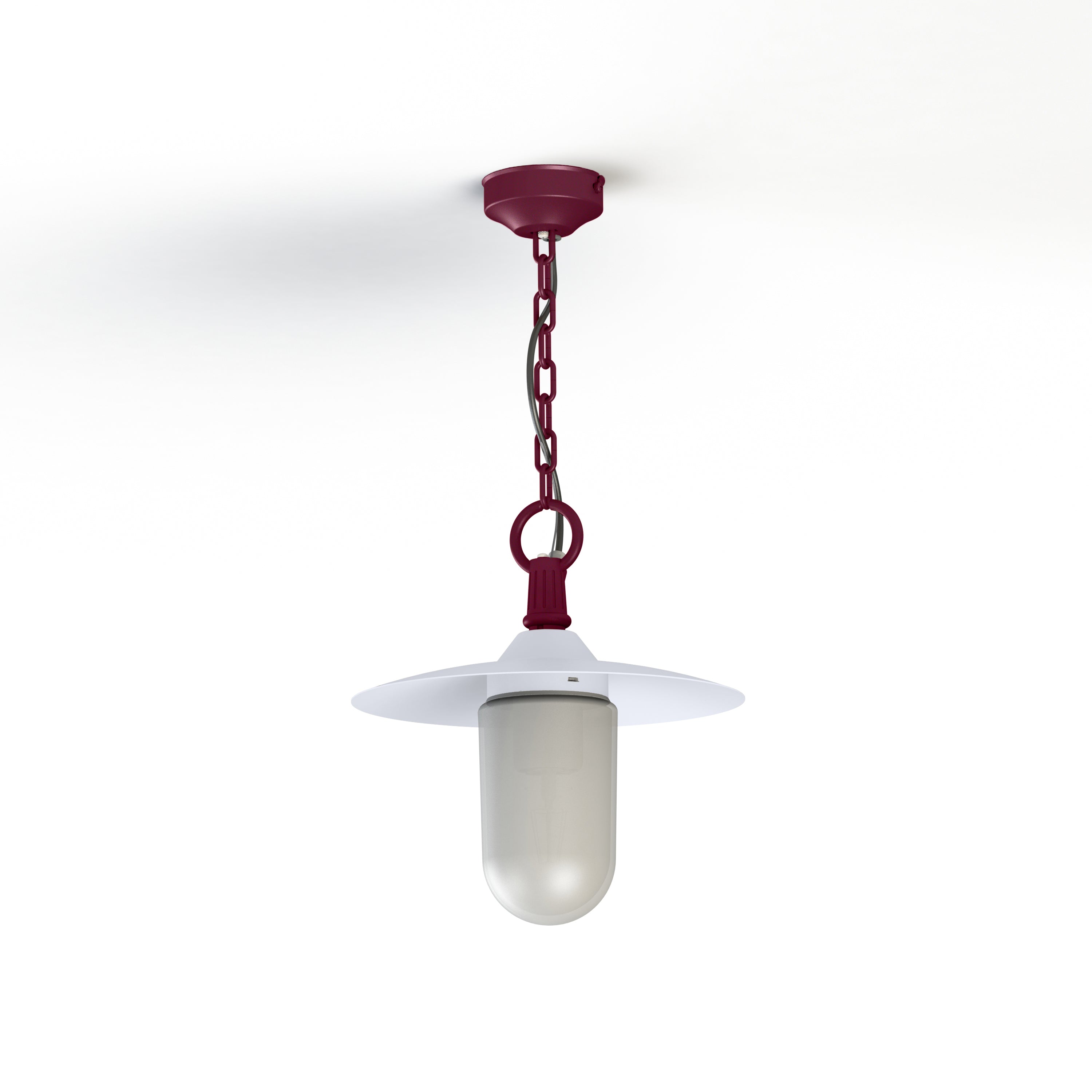 Suspension Montana N°1 opale Dôme blanc- Rouge vin 066 139003066