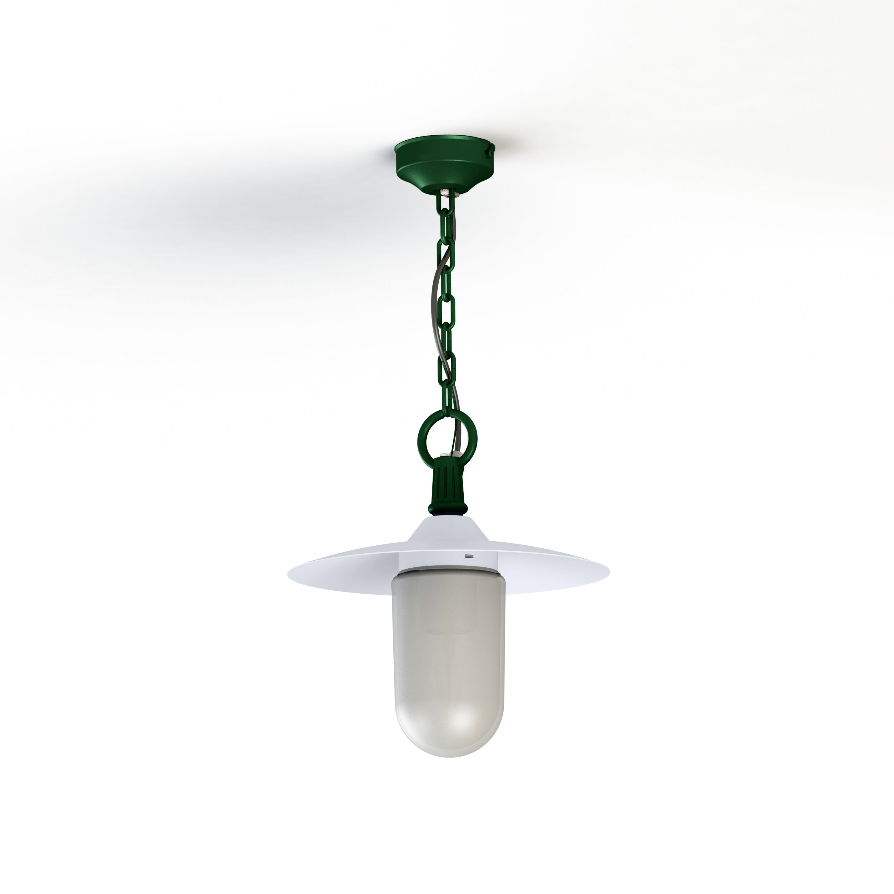 Suspension Montana N°1 opale Dôme blanc- Vert sapin 067 139003067