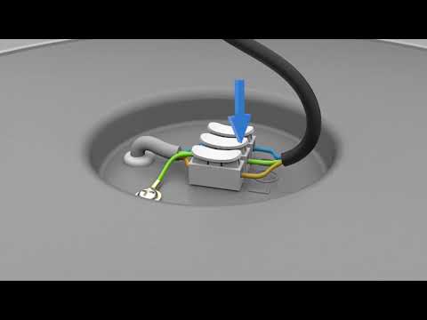 Plafonnier Alision XL gris argent Mantra 7491