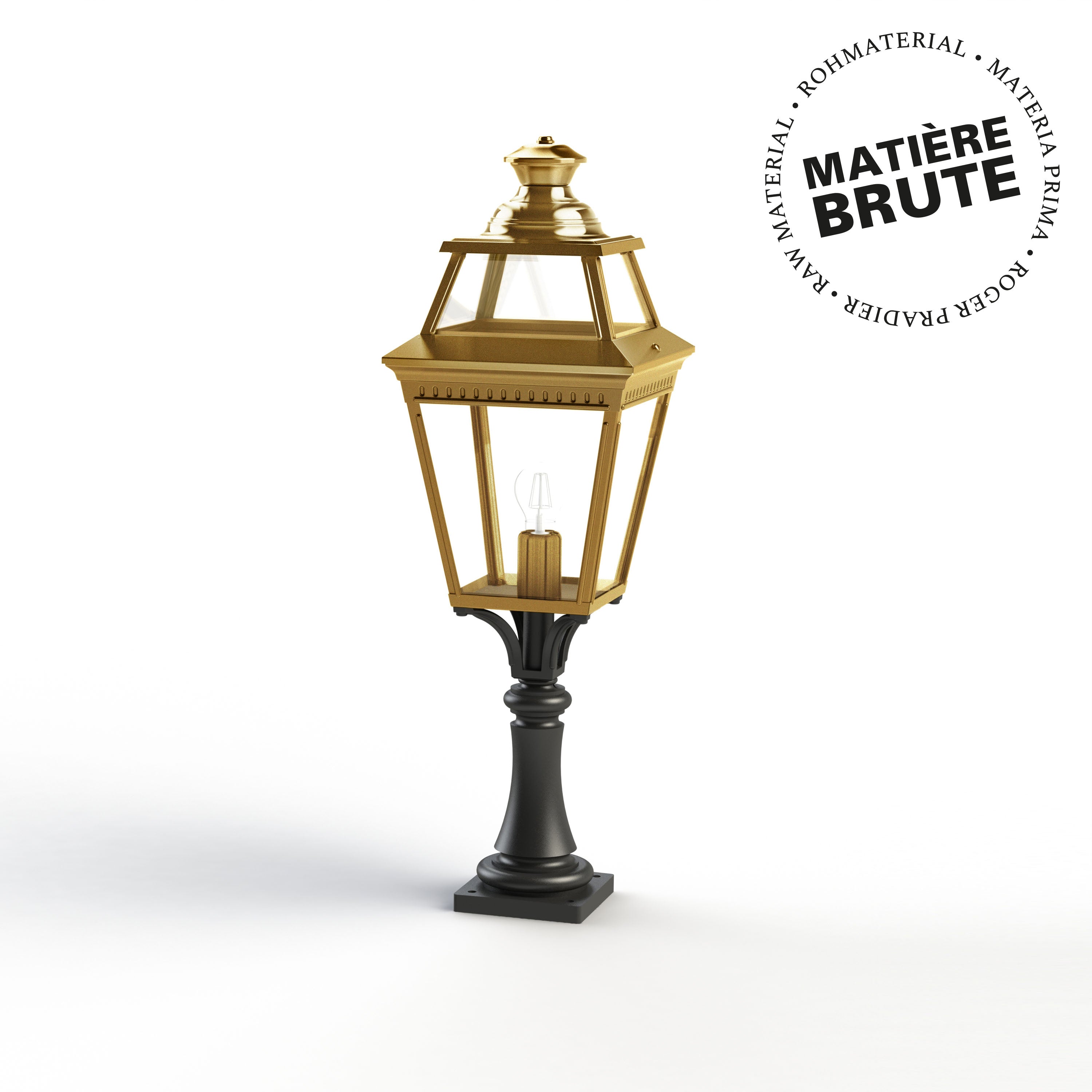 Borne Place des Vosges 3 N°5 Laiton brut 072 149005072