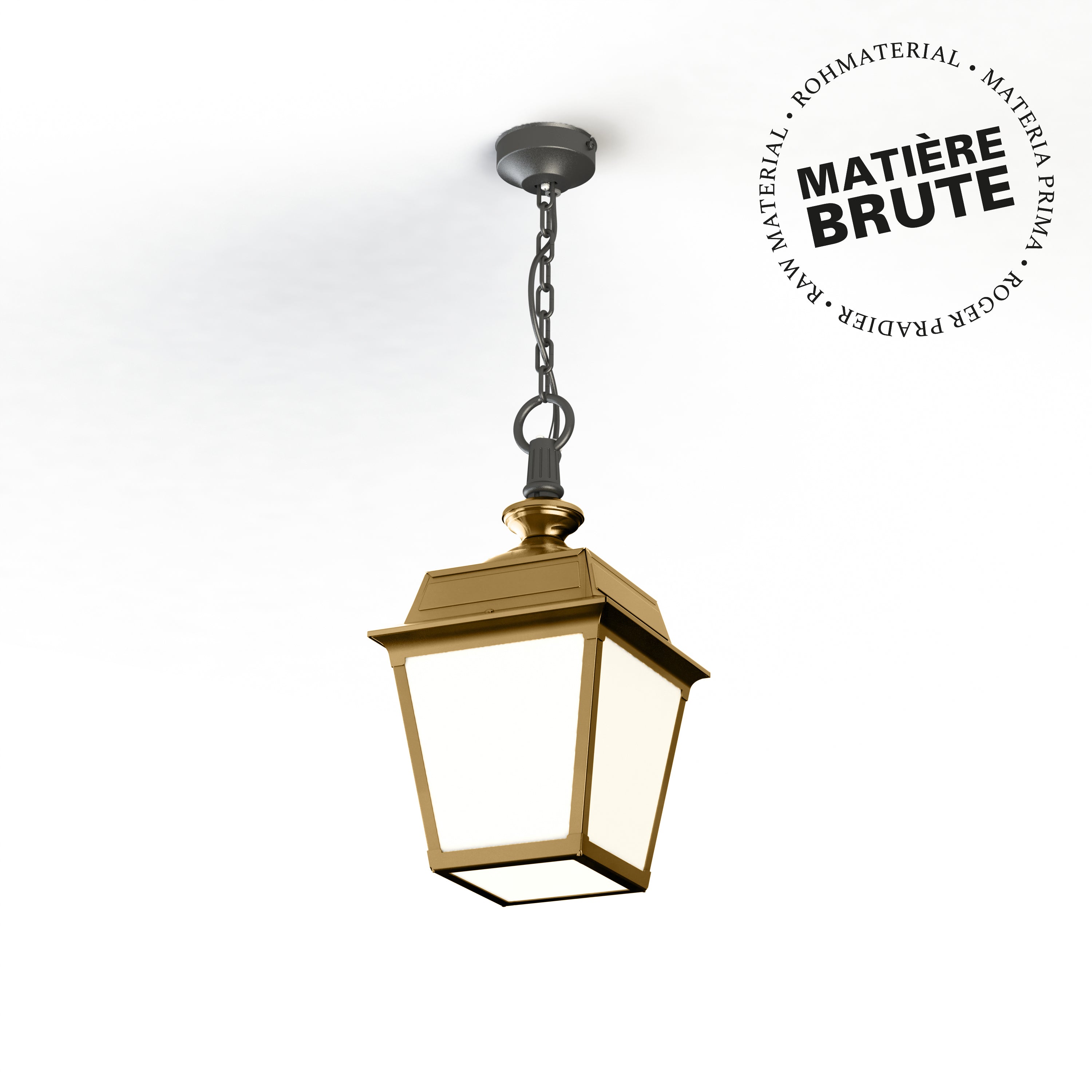 Suspension Place des Vosges 1 Tradition N°1 Laiton brut 072 151002072