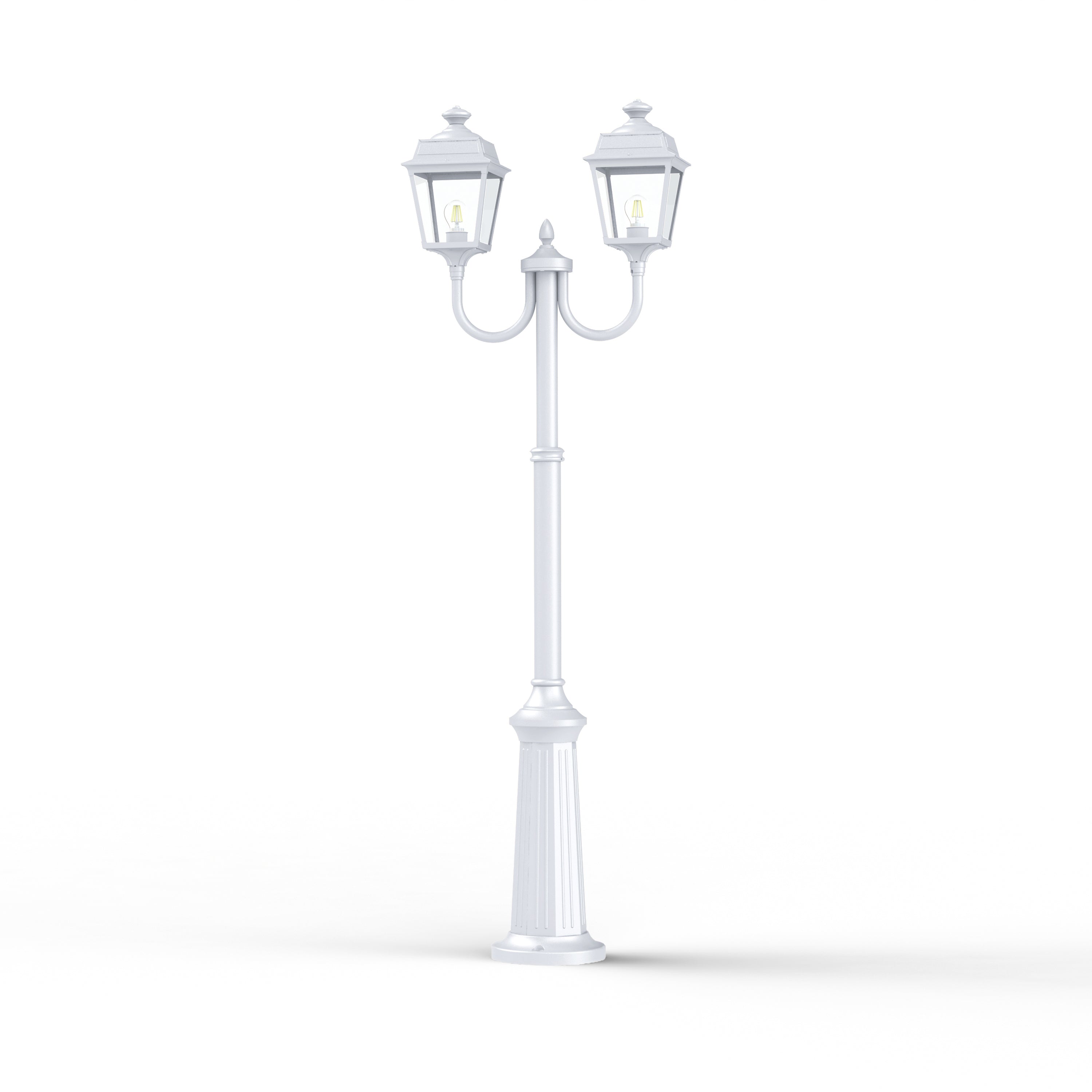 Lampadaire Place des Vosges 1 Tradition N°13 Blanc 001 151021001