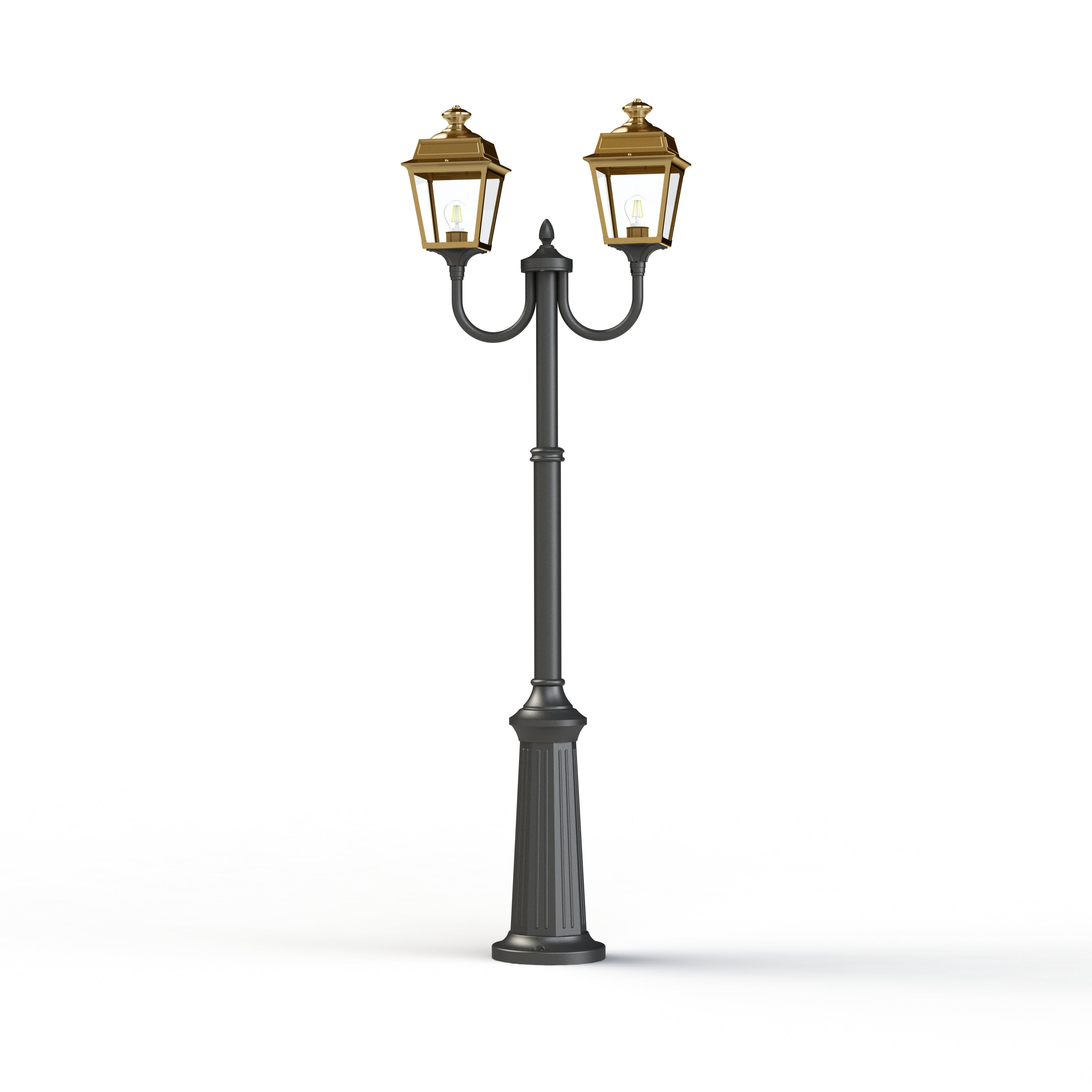 Lampadaire Place des Vosges 1 Tradition N°13 Laiton vernis teinté 070 151021070