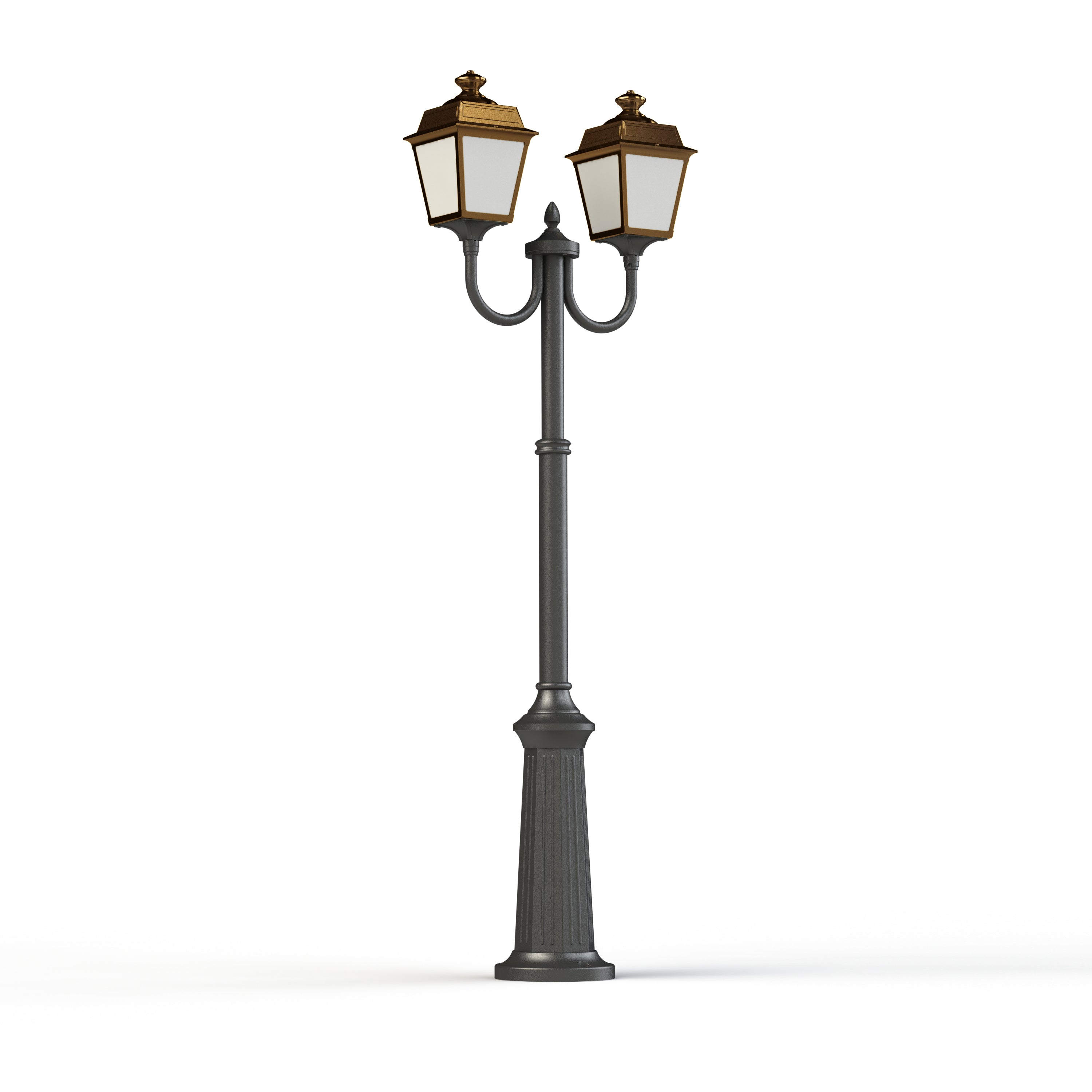 Lampadaire Place des Vosges 1 Tradition N°13 Laiton vernis teinté 070 151022070