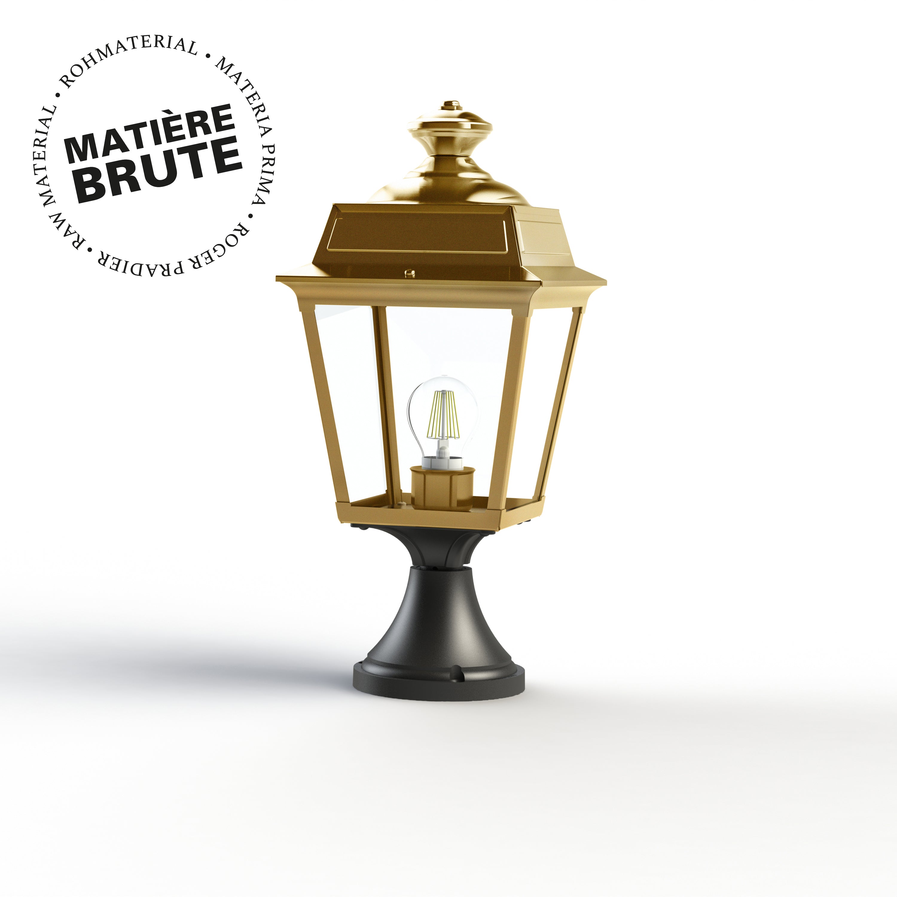 Borne Place des Vosges 1 Tradition N°6 Laiton brut 072 151011072
