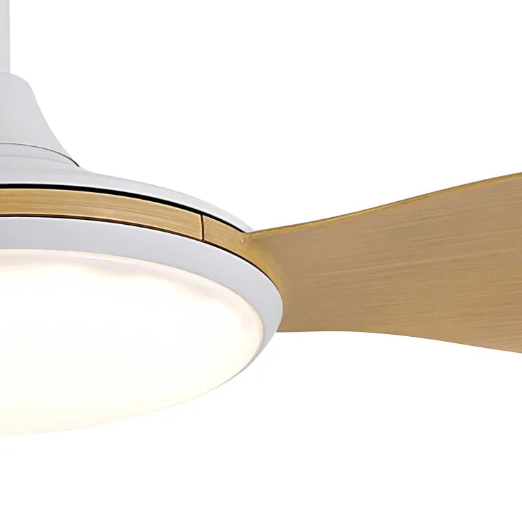 Plafonnier ventilateur SAINTES bois clair LOVA 7084