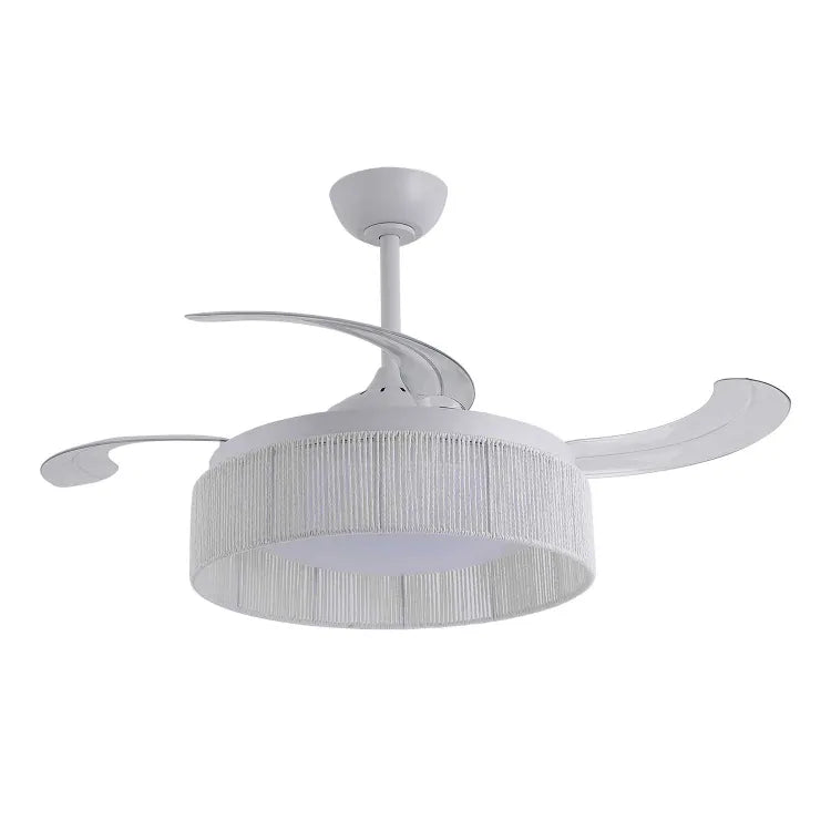 Plafonnier ventilateur BOHEME blanc GM LOVA 7090