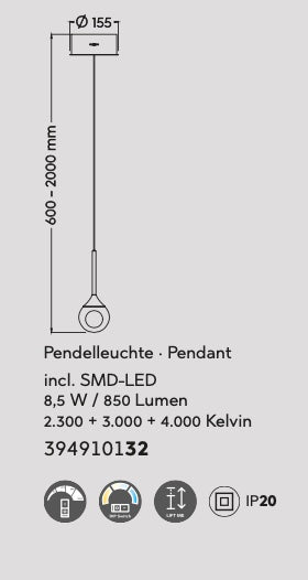 Suspension monte et baisse CALISTO TRIO 394910132