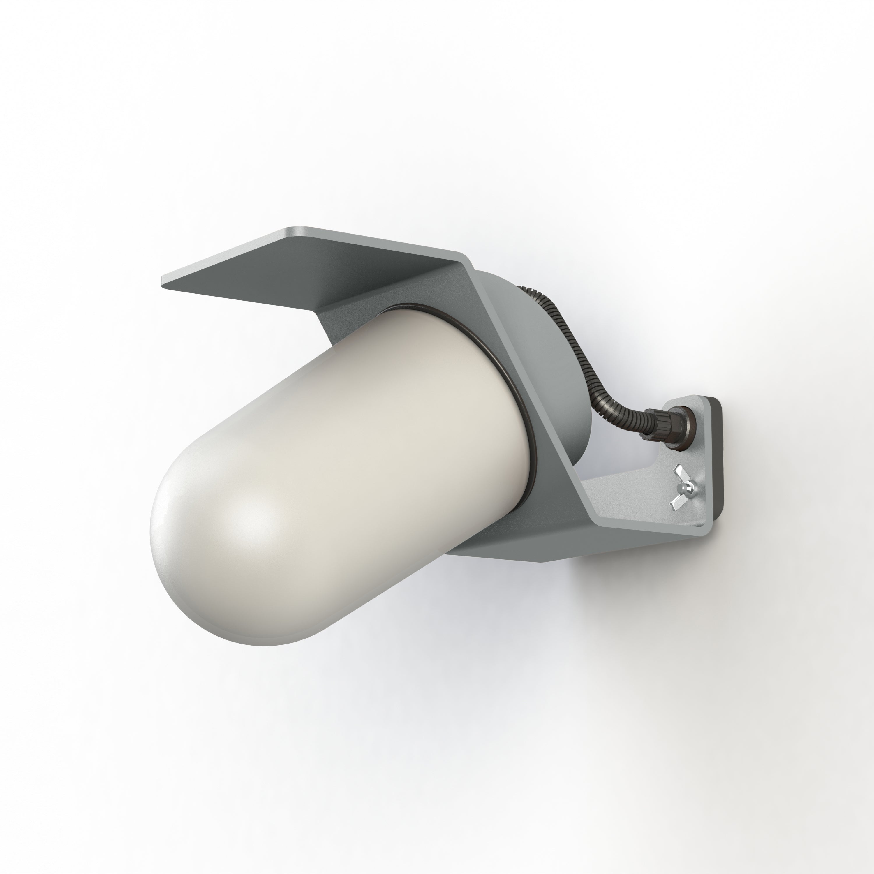 Applique Sherlock T2 N°3 depoli Gris soie 105 154006105